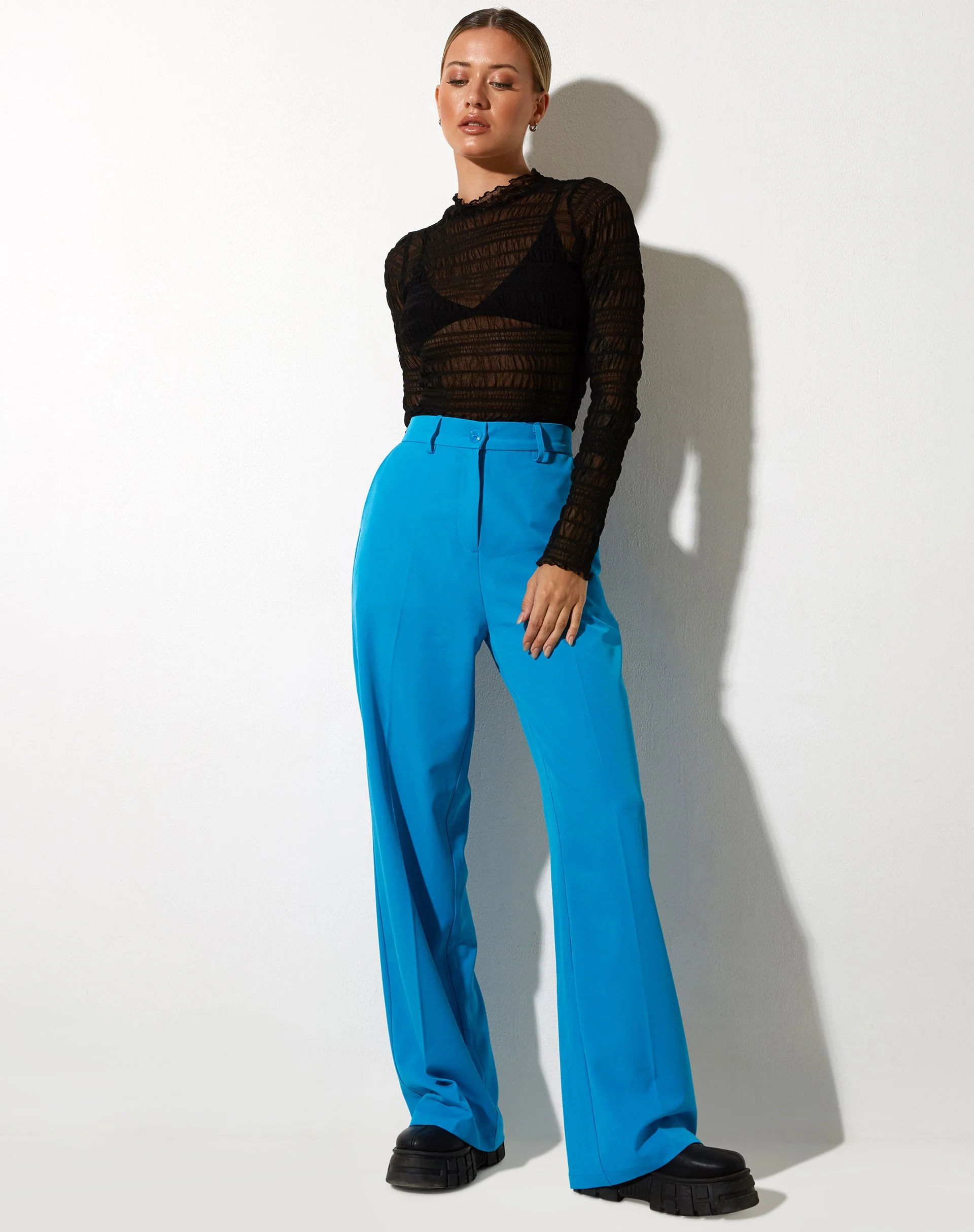 Abba-Hose in Tailoring Blau - Image 2
