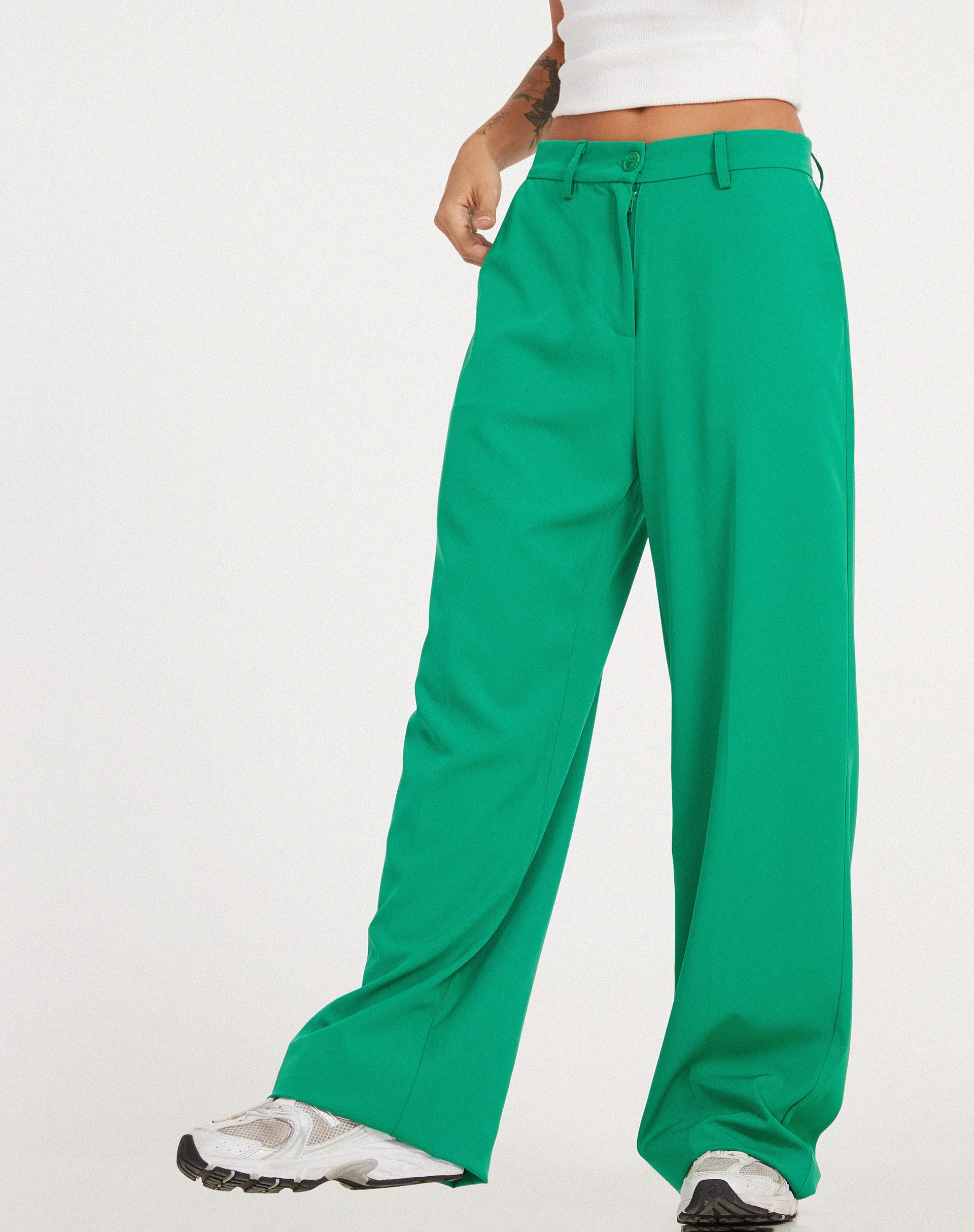 Abba-Hose in Tailoring Grün - Image 3