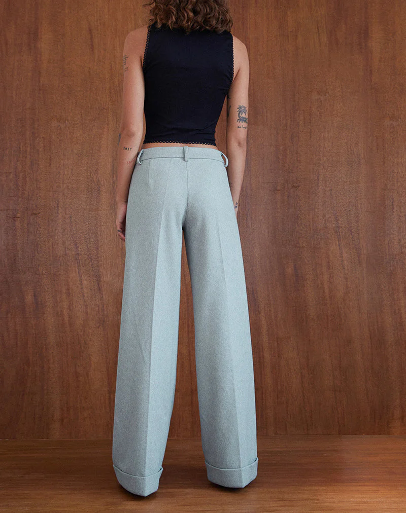 Abdel Tailored Trouser aus Kunstwolle in Grau - Image 4