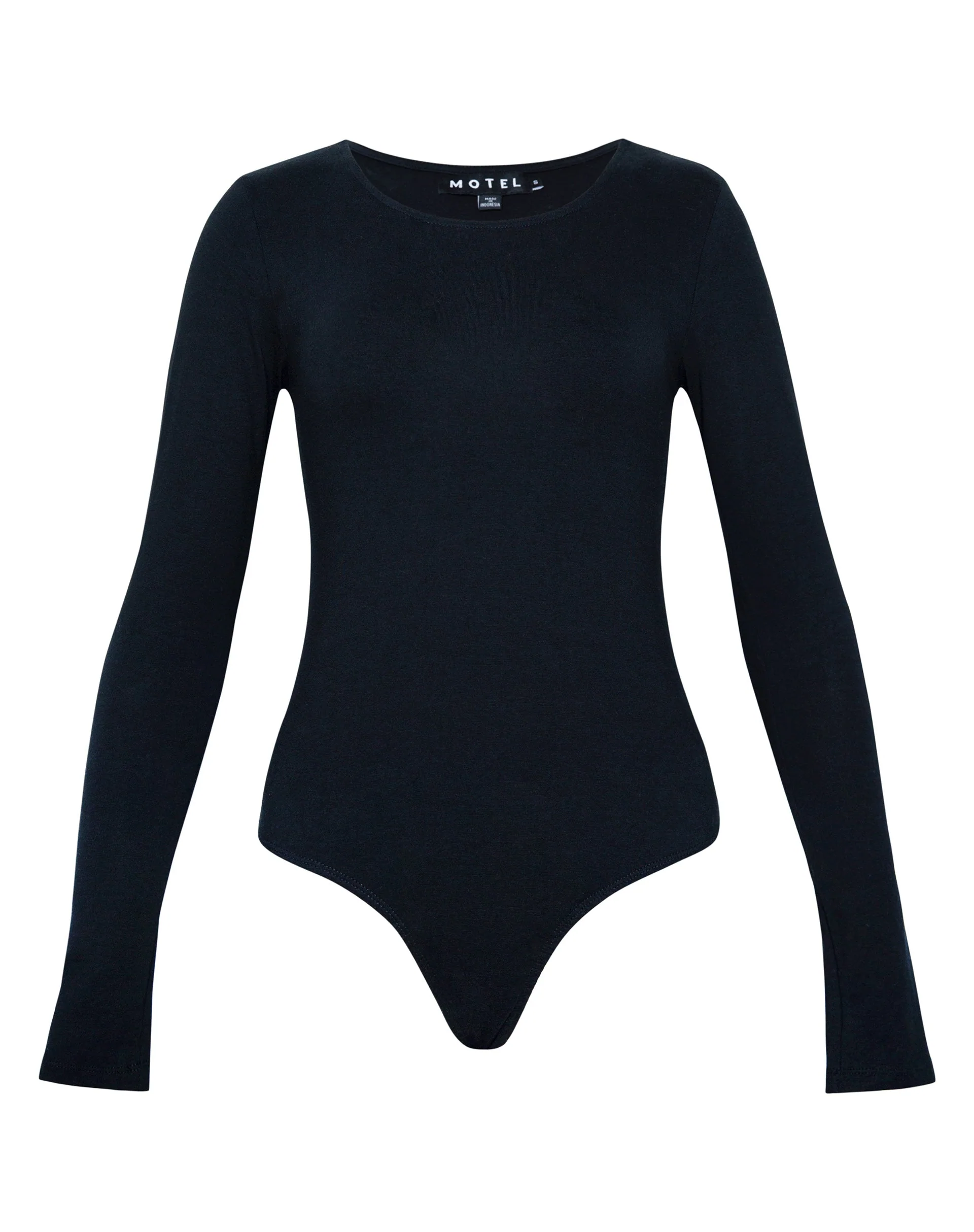 Abra Langarm-Bodysuit in Schwarz - Image 2
