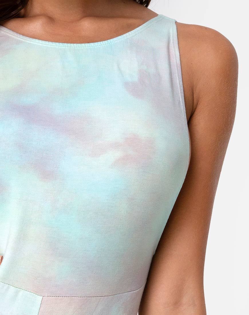 Acro Unitard in Pastell Tie Dye - Image 5
