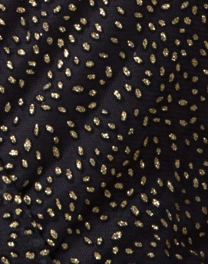 Adela Mieder aus Glitzernetz Animal Black - Image 5