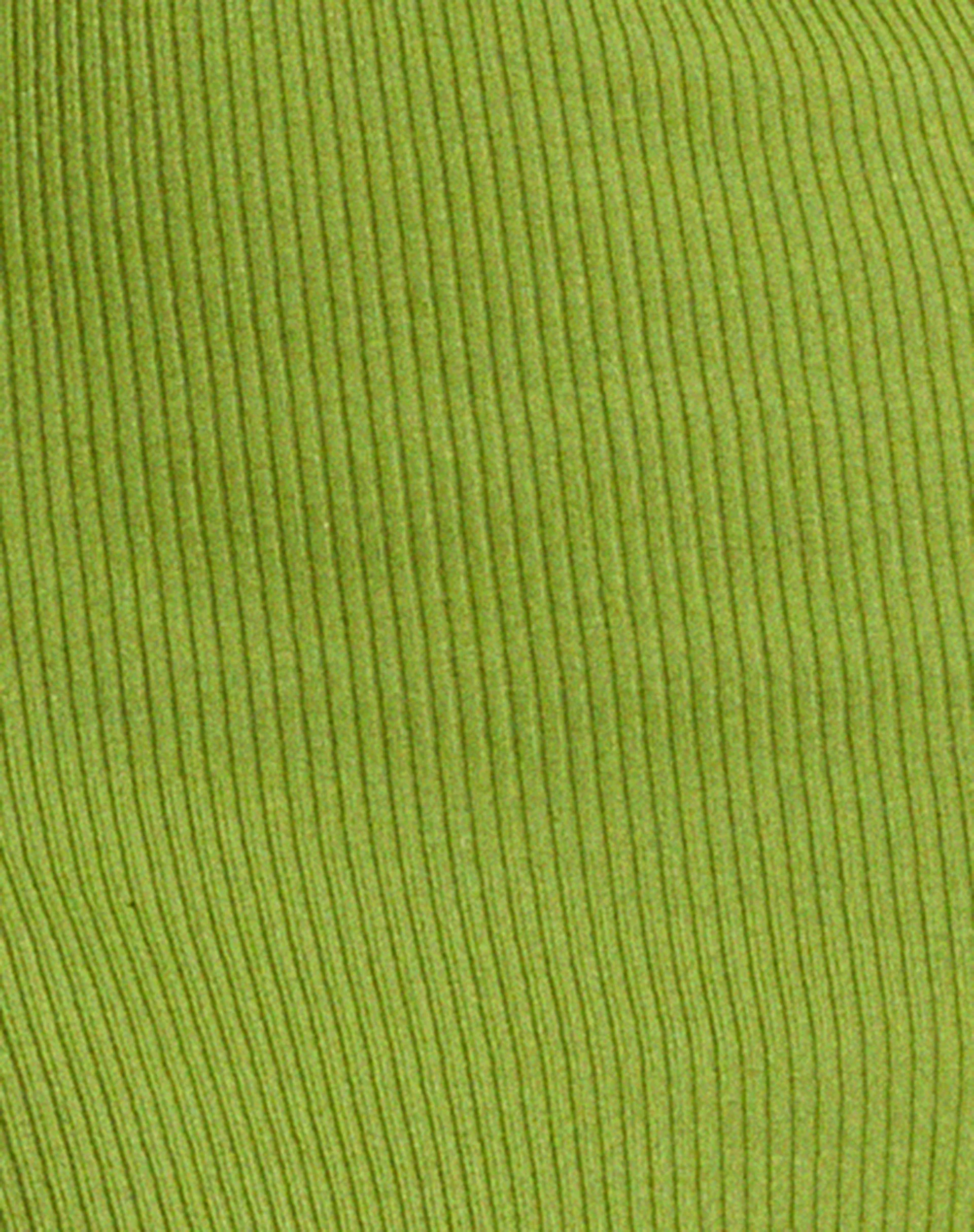 Afiqah Gestricktes Midikleid in Golden Lime - Image 5