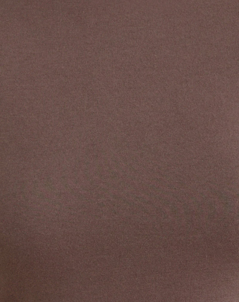 Agneta Tee in Coffee Quartz and Sage Combination - Image 6