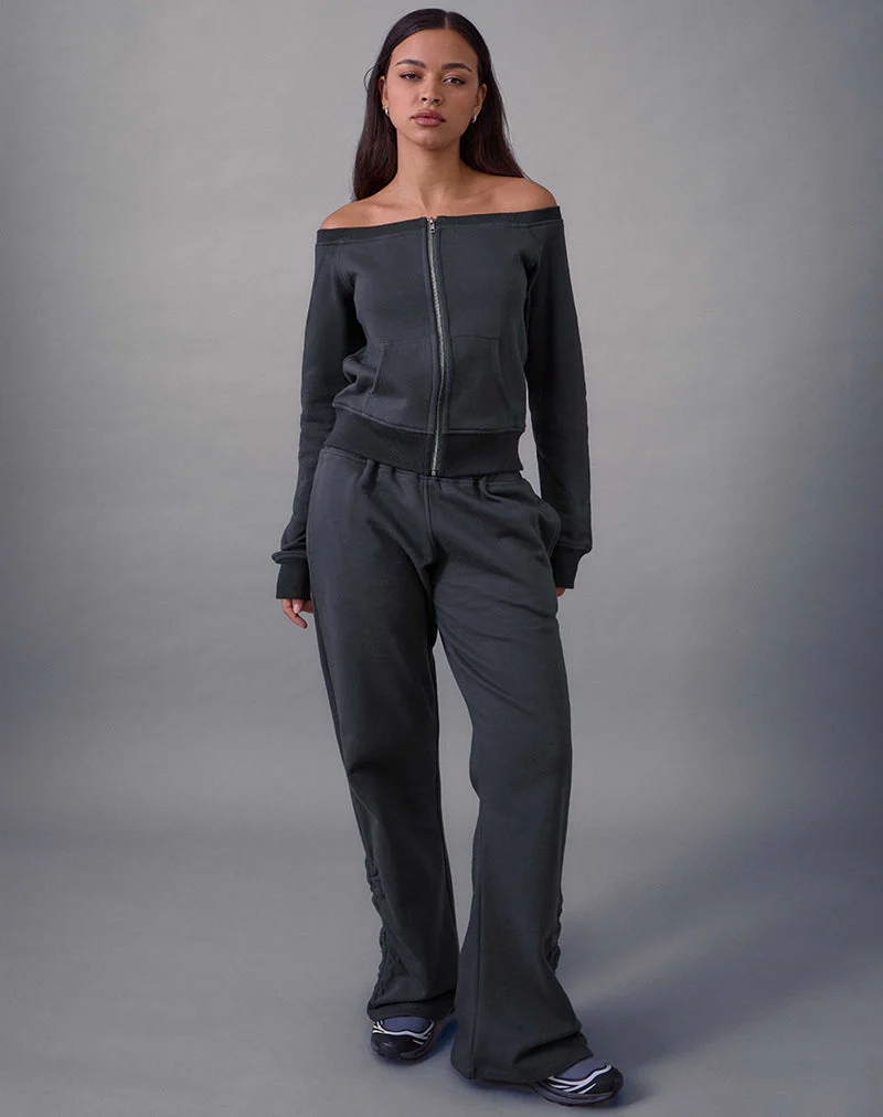 Airazo Bardot Pullover in Beluga-Grau - Image 2