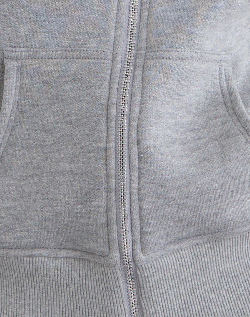 Airazo Bardot Pullover in Grau meliert - Image 6