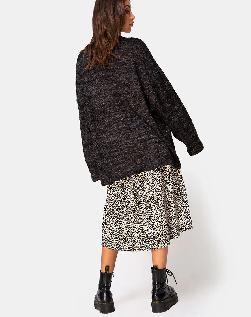 Ajie Pullover aus schwarzem Strick - Image 4
