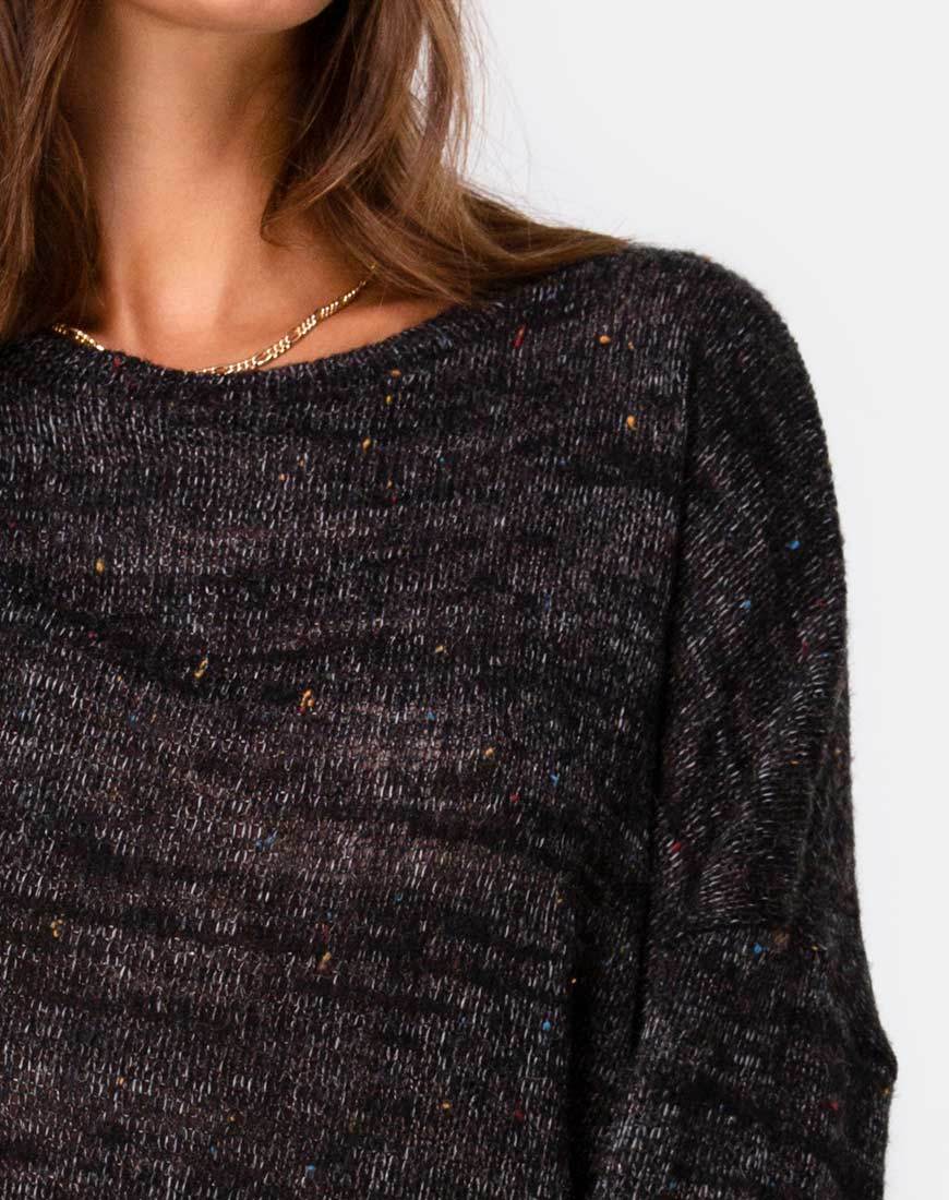 Ajie Pullover aus schwarzem Strick - Image 5