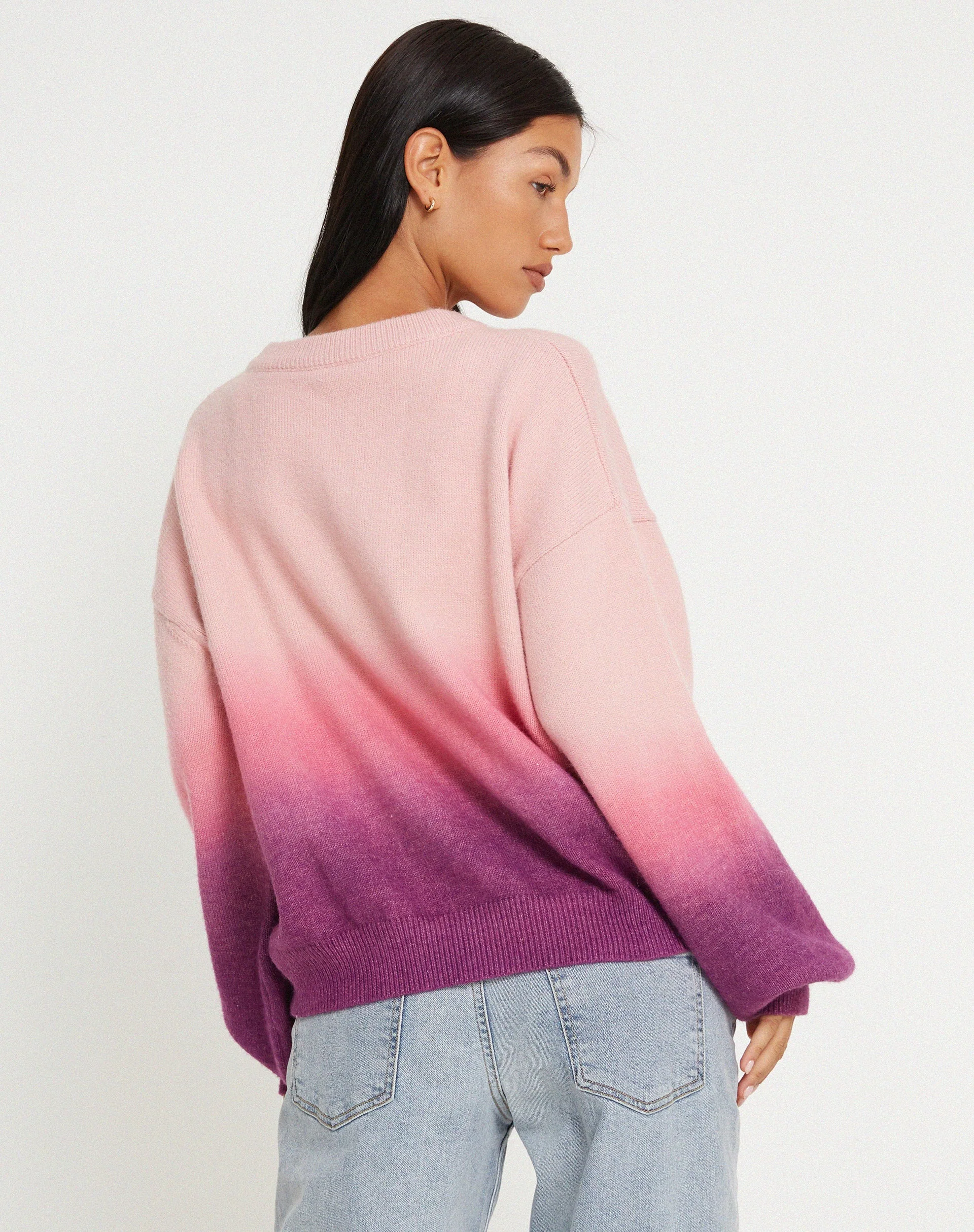 Akari-Pullover in Rosa mit Farbverlauf - Image 2