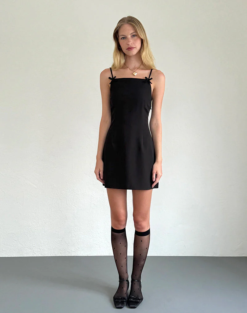 Aketi Minikleid in Schwarz - Image 3