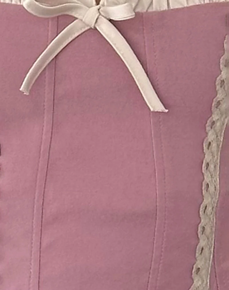 Alexa Korsett-Top in Altrosa - Image 6