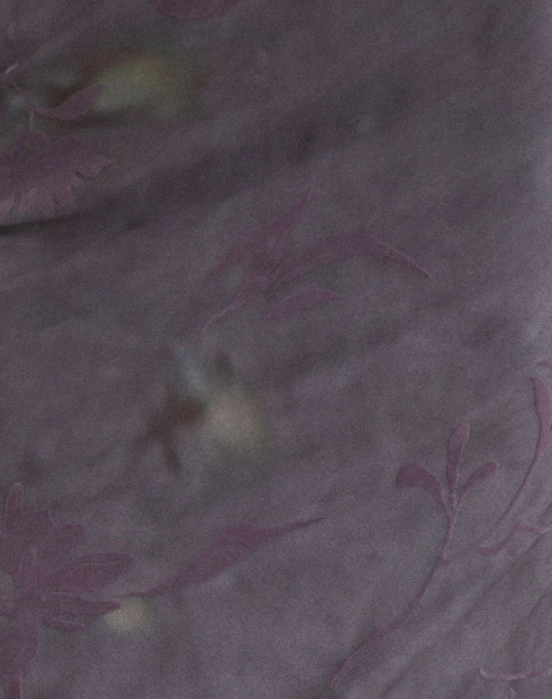 Alfreda Maxirock in Flare Flower Purple - Image 5