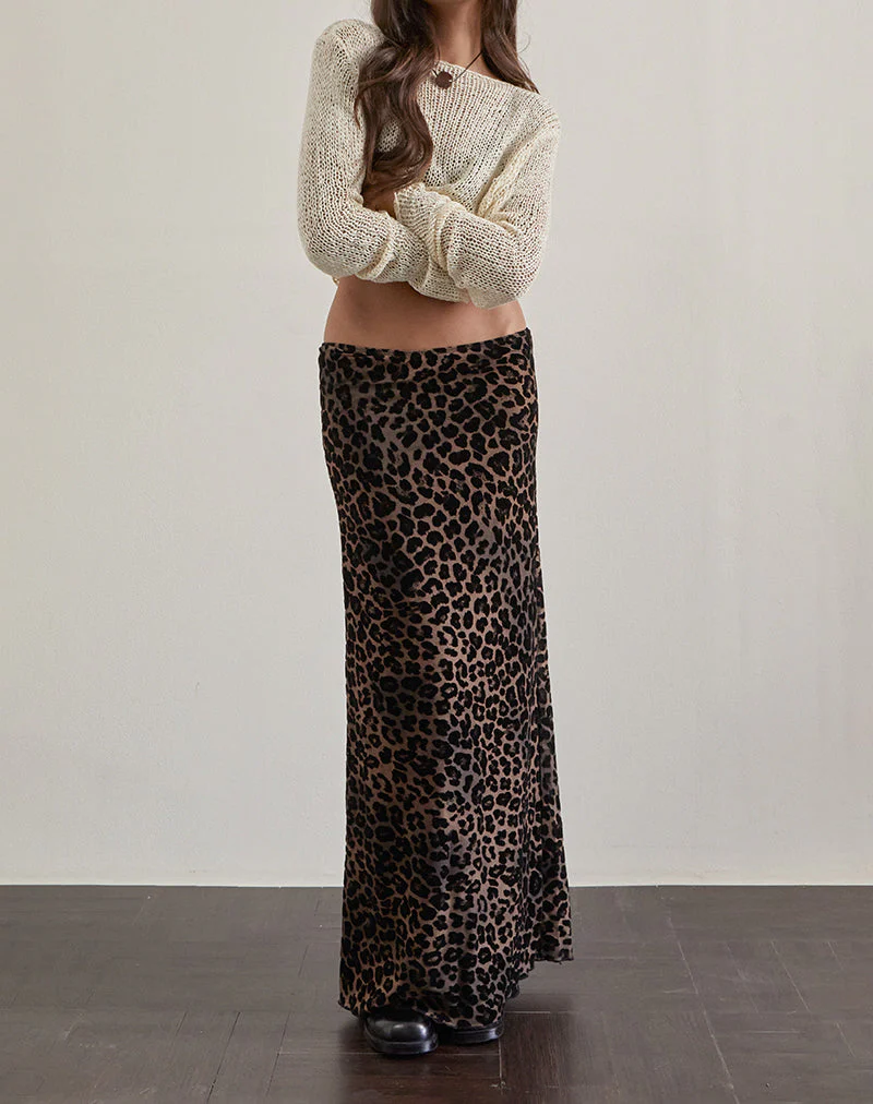 Alfreda Maxirock aus Flockmesh Rar Leopard - Image 2