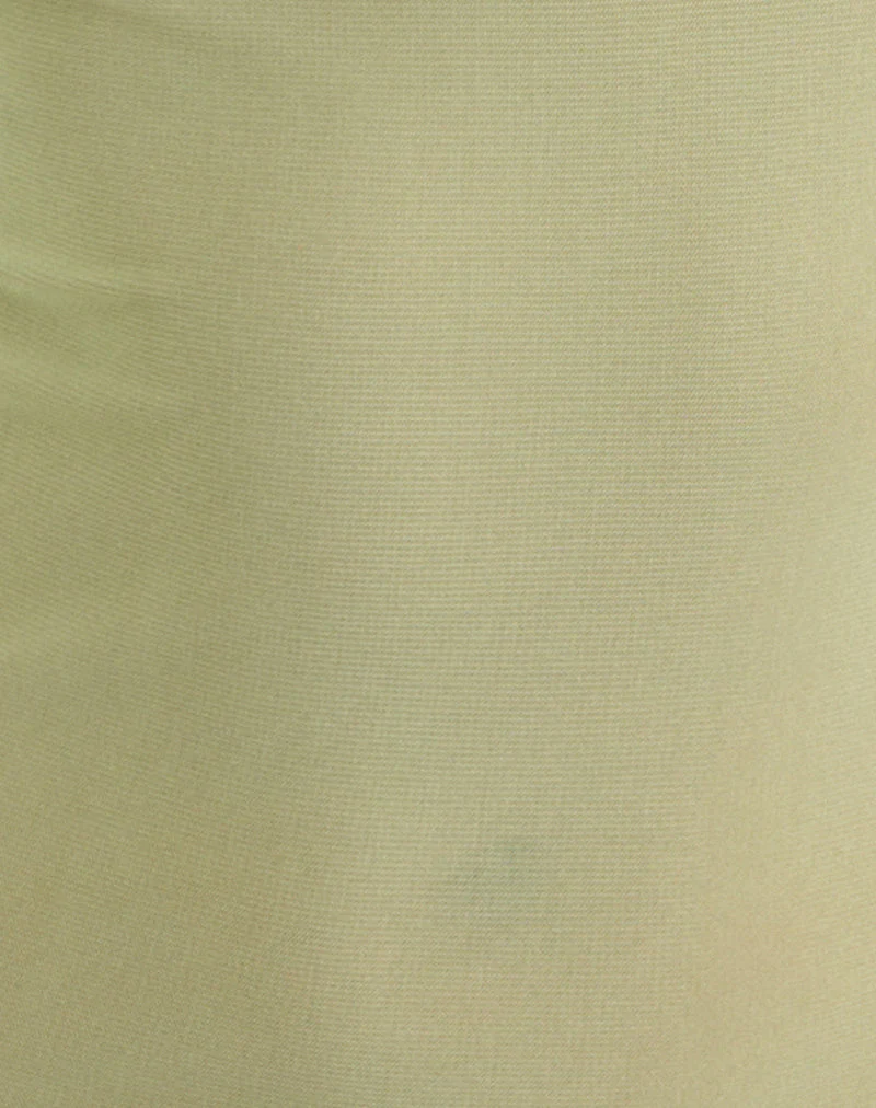 Alinta Top in Mesh Pistachio - Image 7
