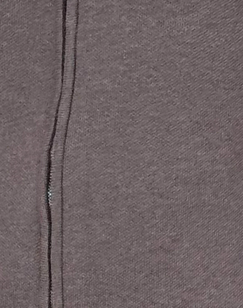 Alniyat Langarm Cardi in Anthrazit Grau - Image 6