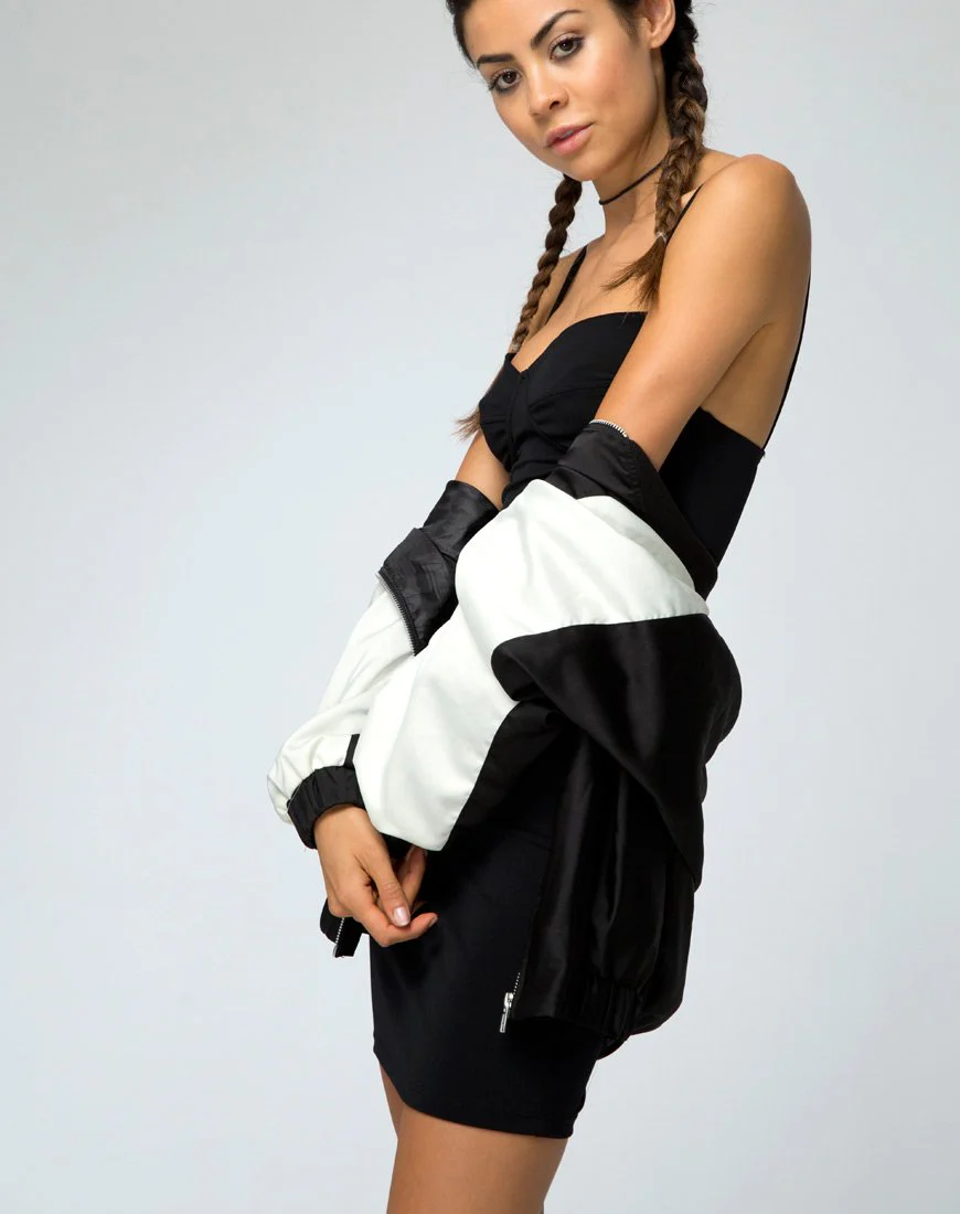 Alvina Bodycon Kleid in Schwarz - Image 4