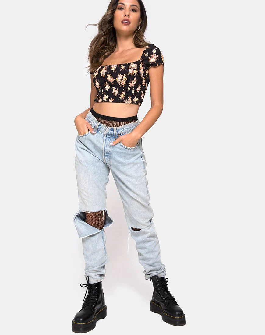 Alya Crop Top in Altrosa - Image 3