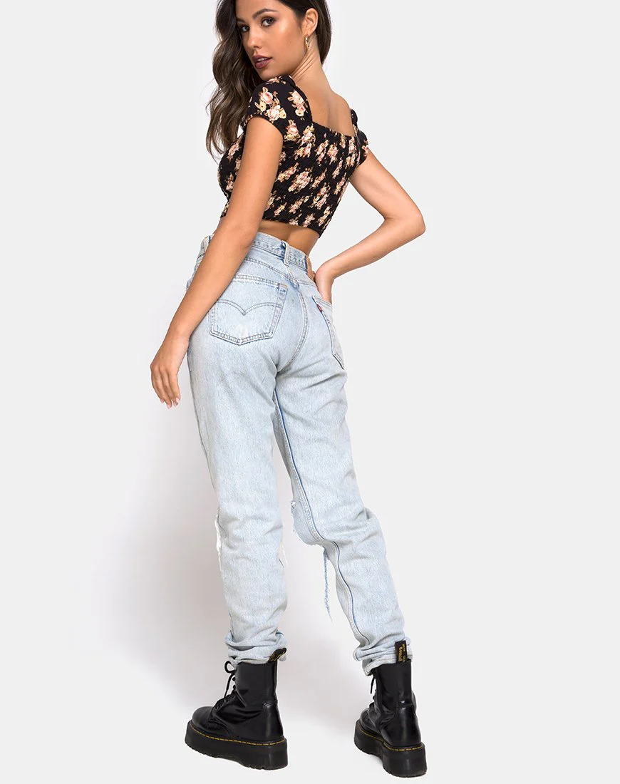 Alya Crop Top in Altrosa - Image 4