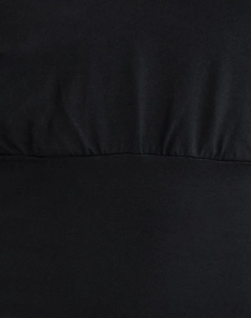 Amarata Batwing-Oberteil aus Rayon-Jersey, schwarz - Image 7
