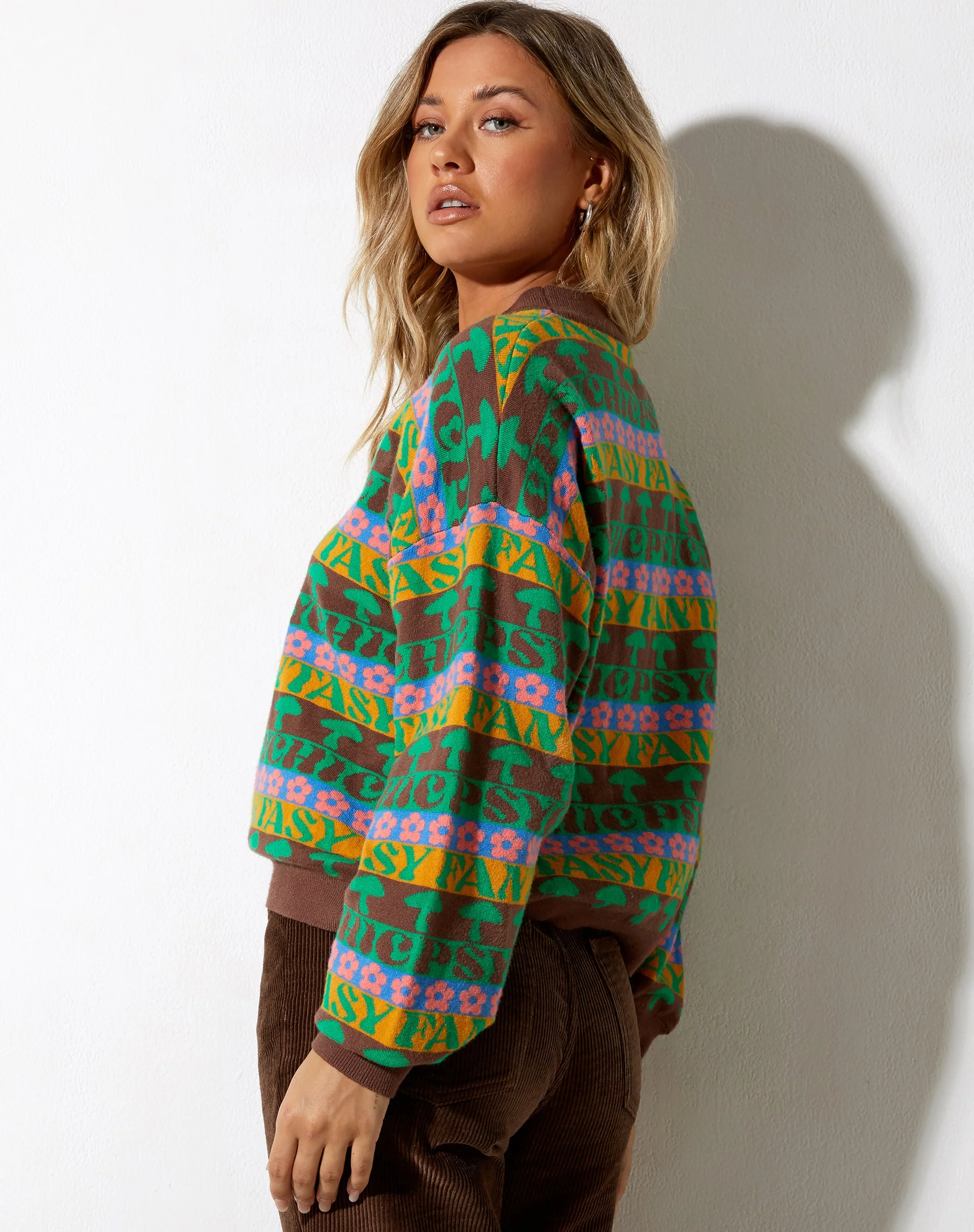 Ammar Pullover aus Fairisle Mix Braun - Image 2