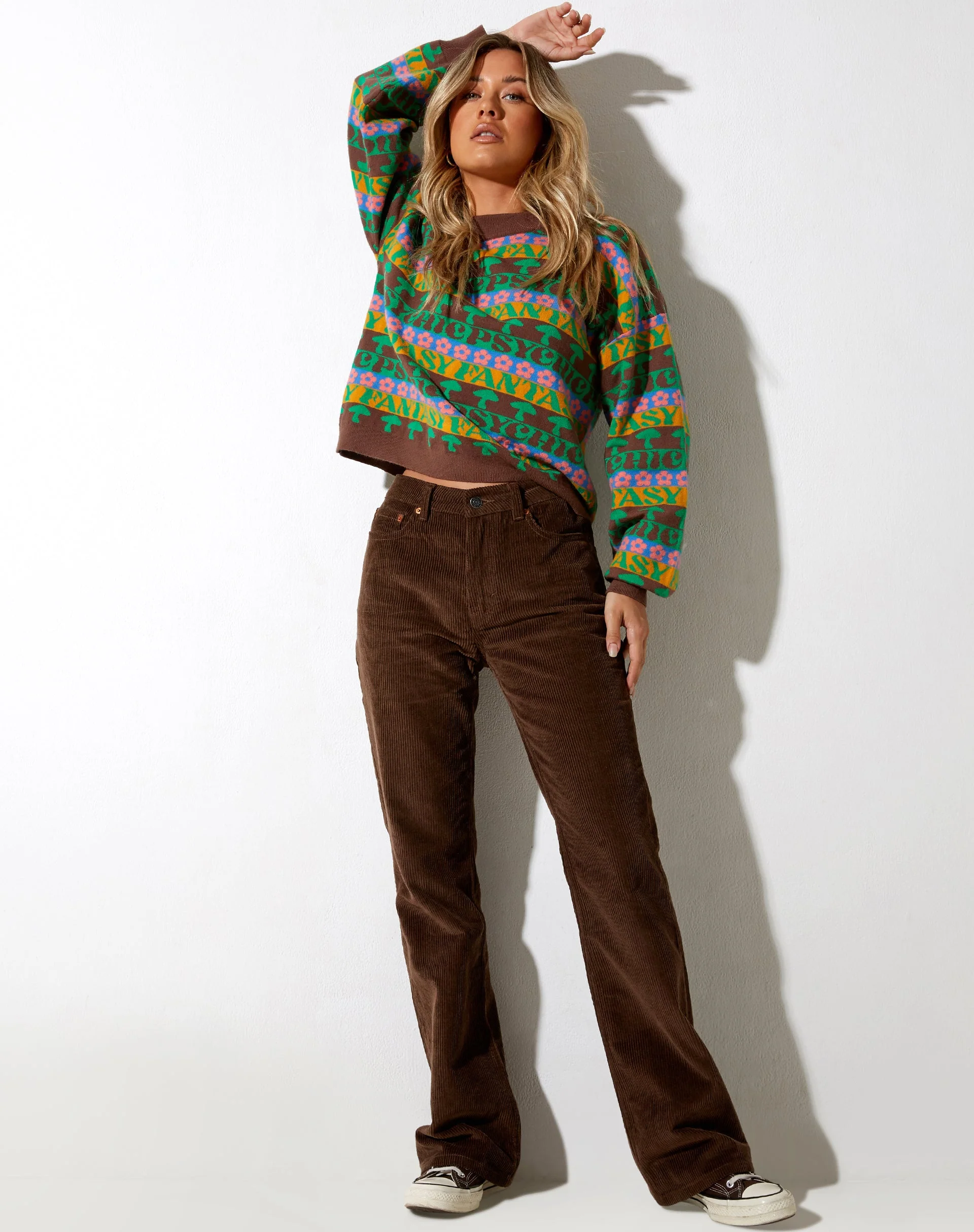 Ammar Pullover aus Fairisle Mix Braun - Image 3