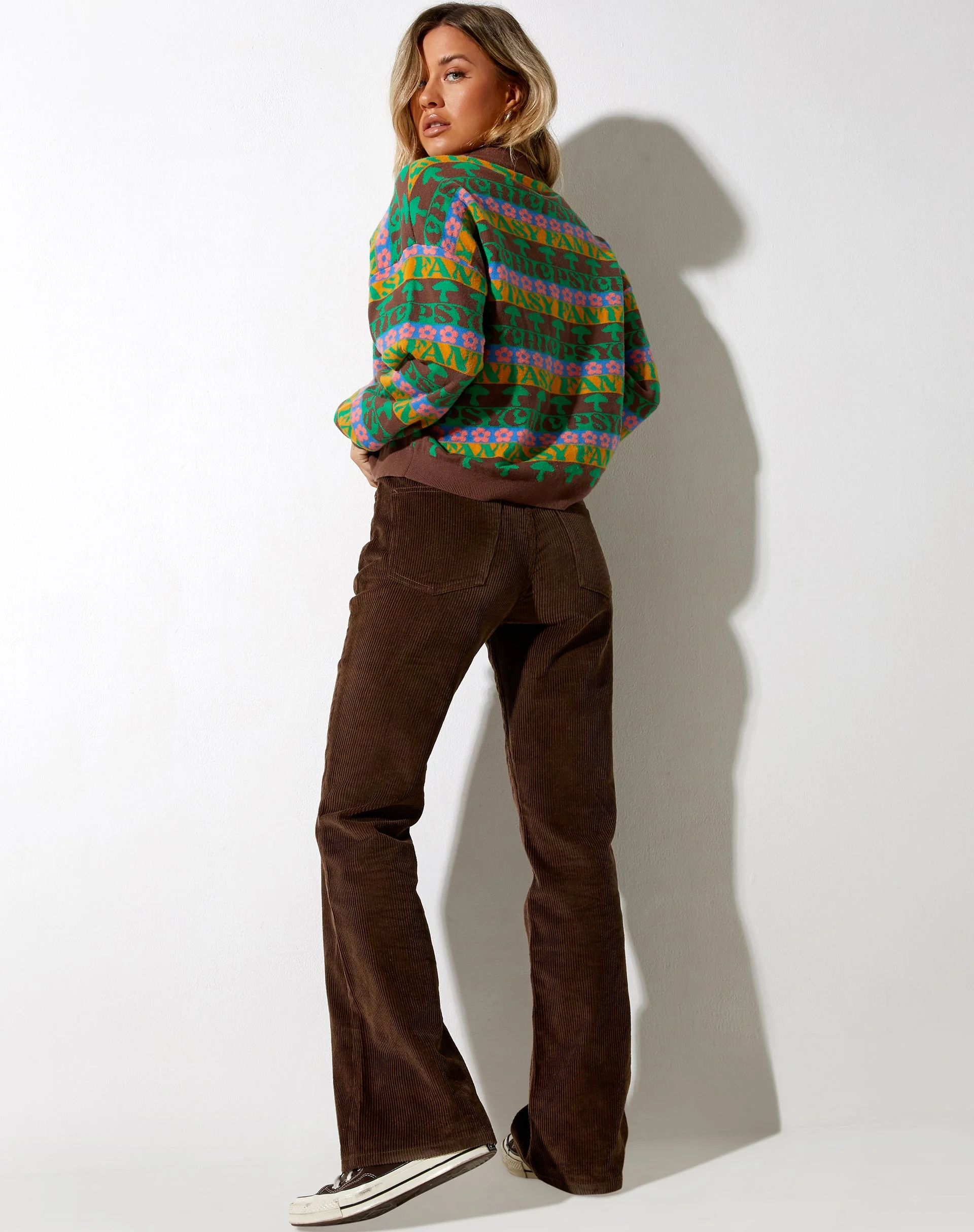Ammar Pullover aus Fairisle Mix Braun - Image 5