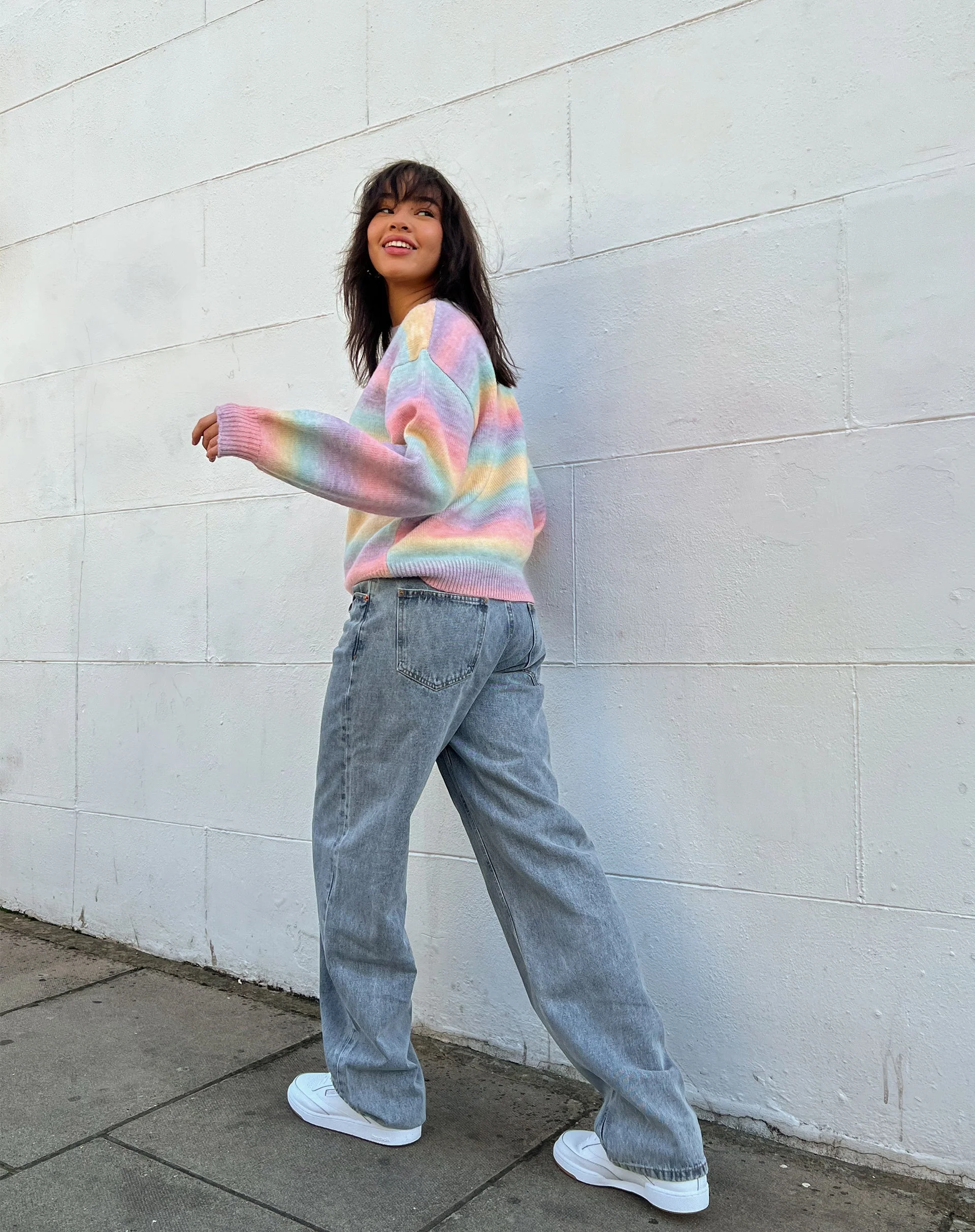 Ammaria Pullover in Lila und Blau - Image 2