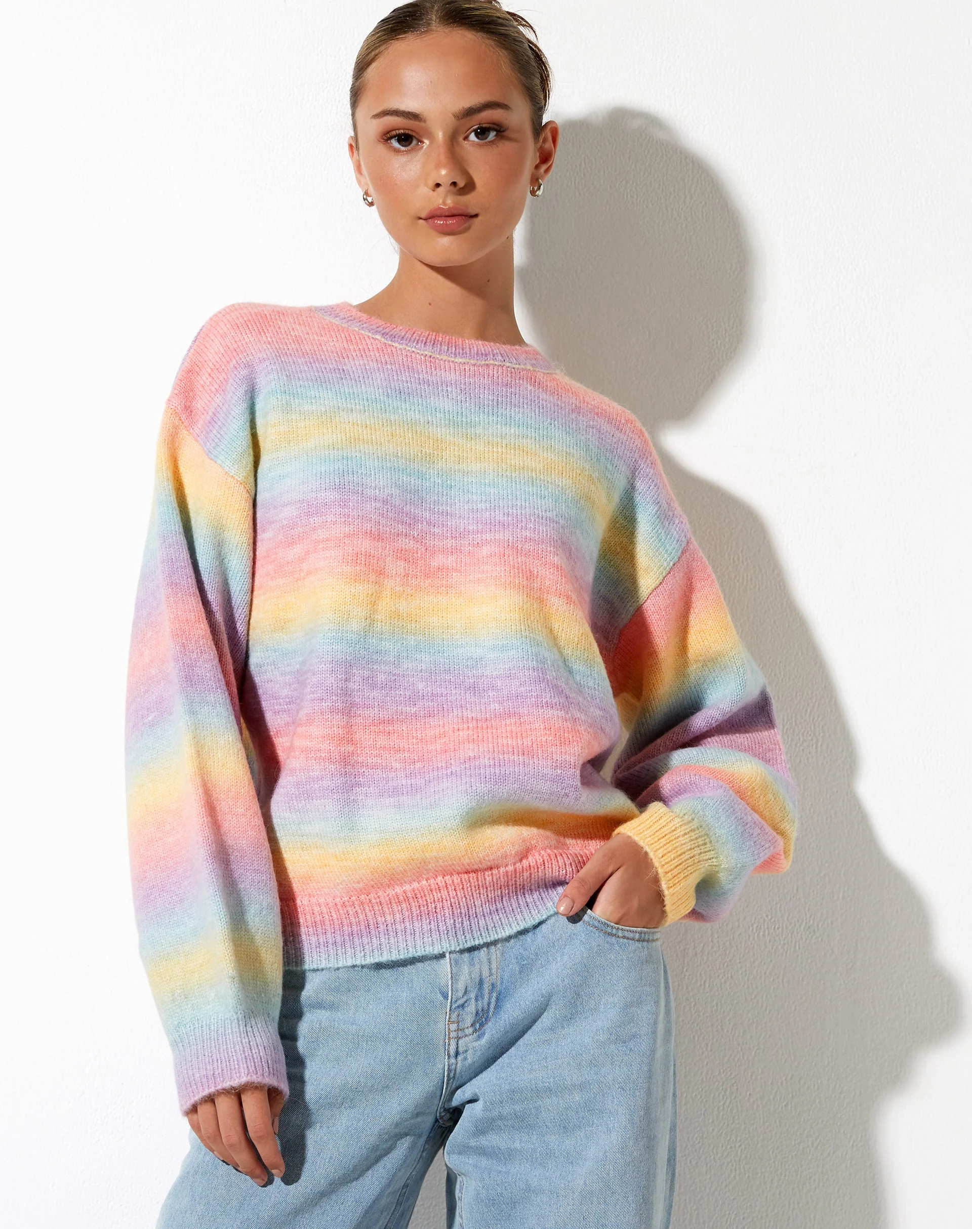 Ammaria Pullover in Lila und Blau - Image 3