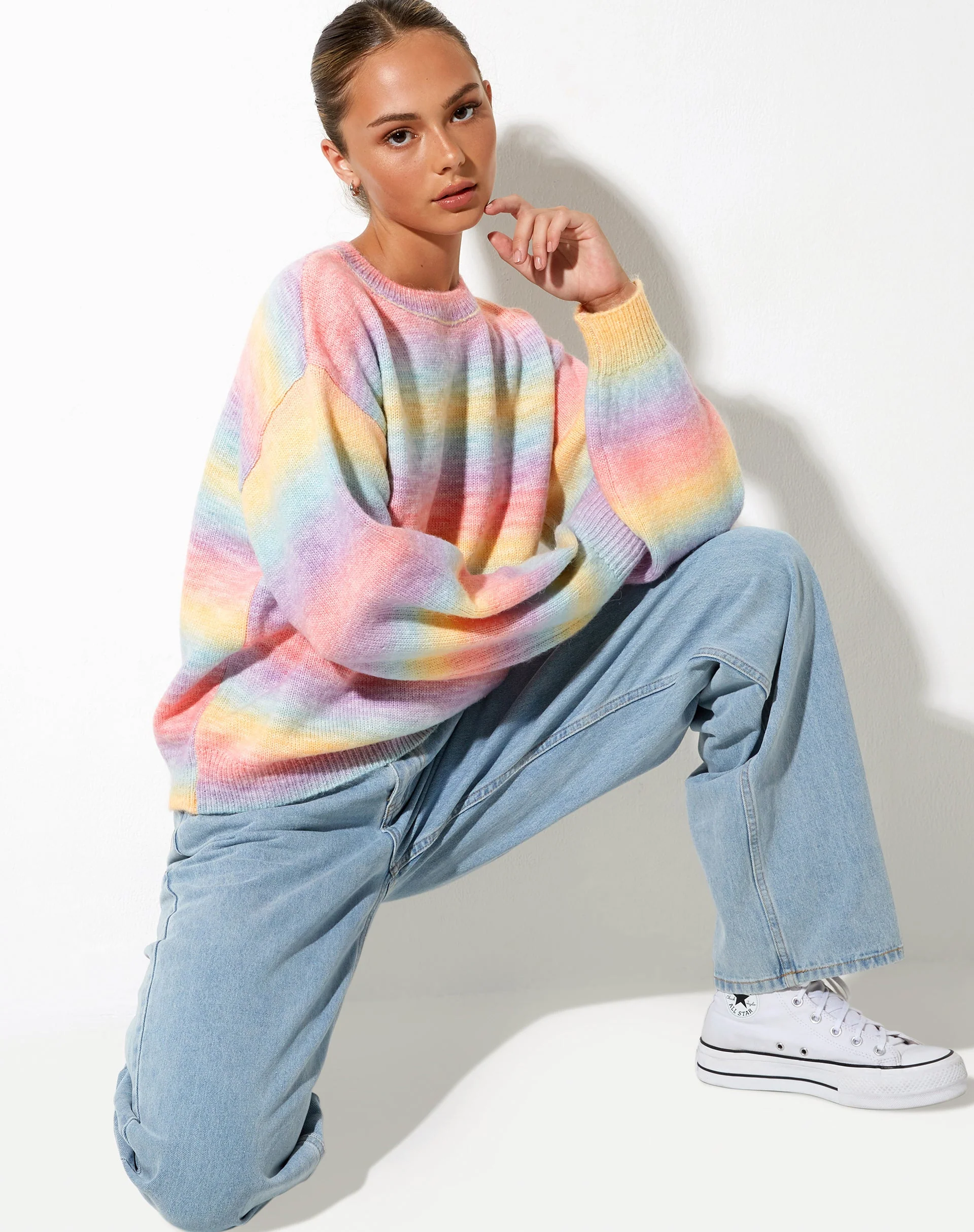 Ammaria Pullover in Lila und Blau - Image 6