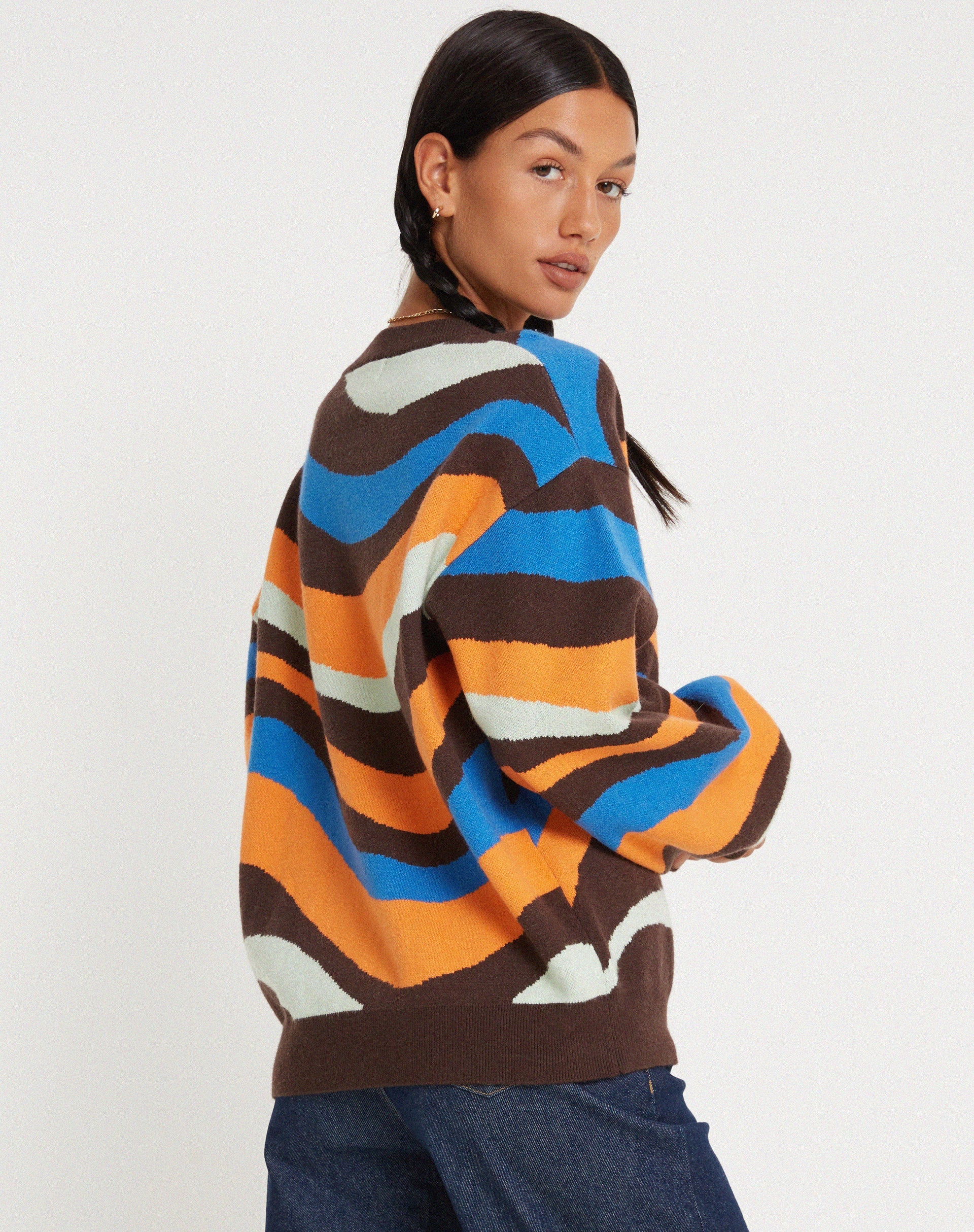 Ammaria Pullover in gewelltem Regenbogen - Image 2