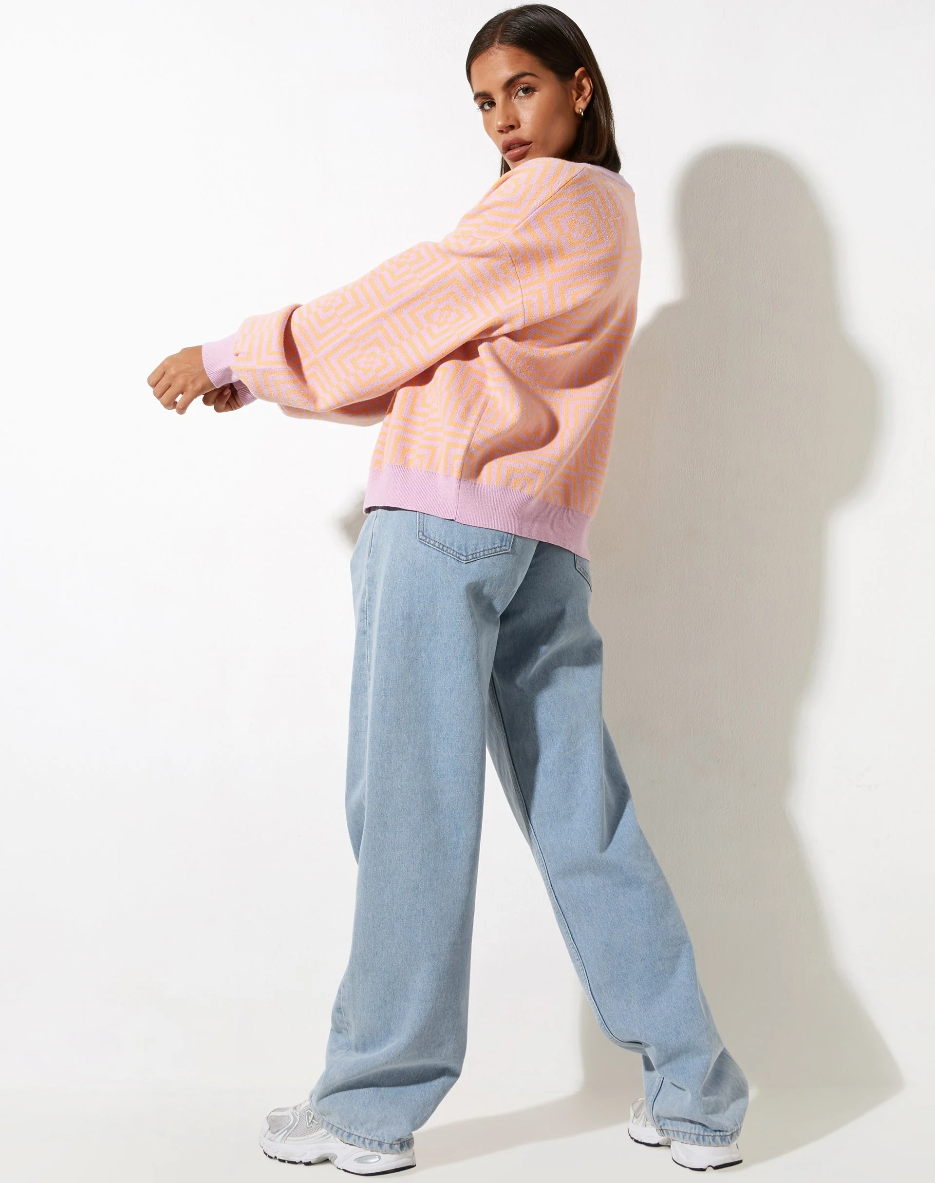 Ammura Cardi in Optiz Maze Orange - Image 4
