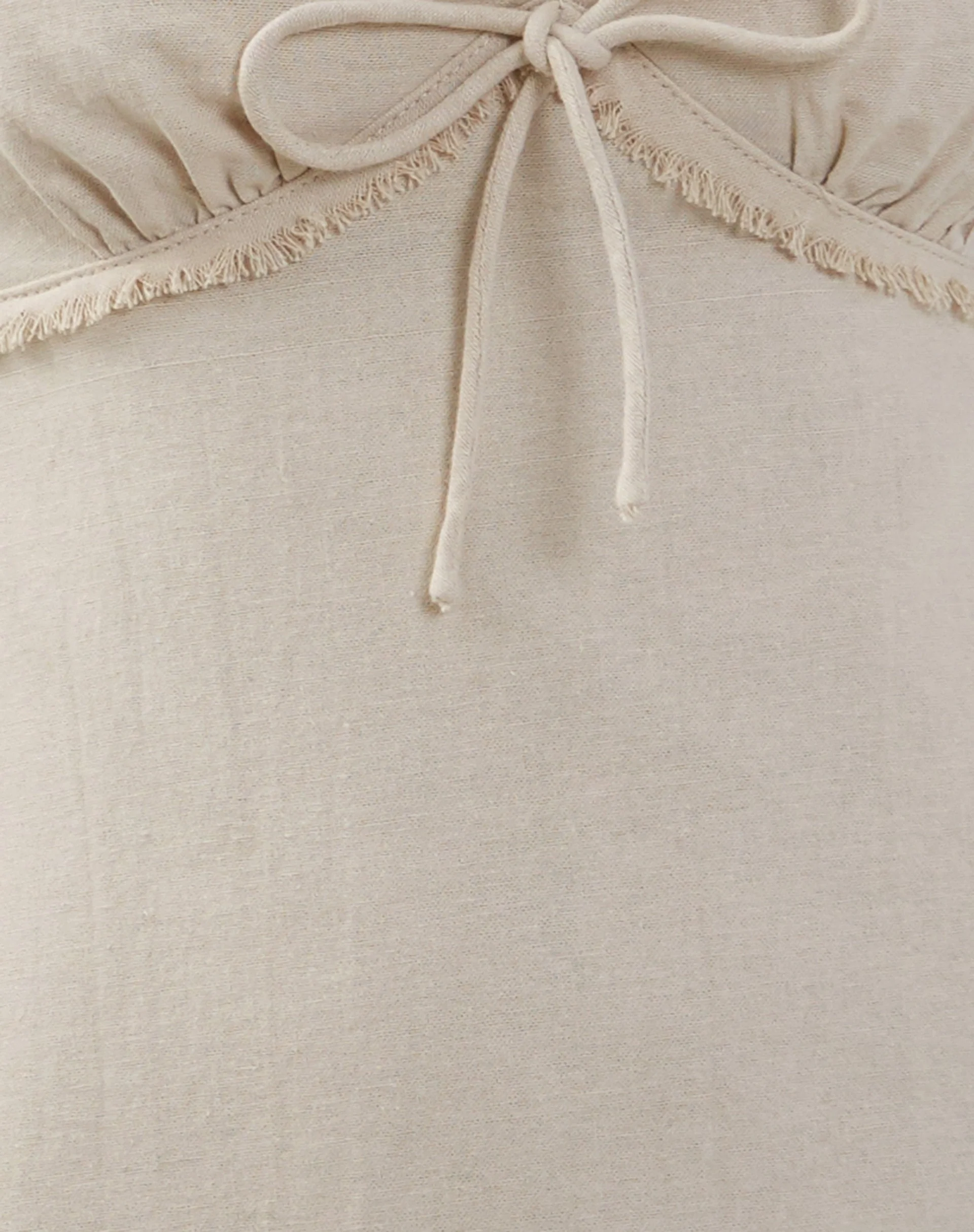 Anatari Minikleid aus ecrufarbenem Leinen - Image 5
