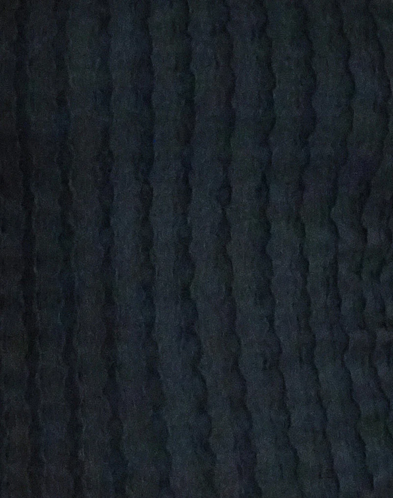 Angela Langärmeliges Top in Crinkle Schwarz - Image 6