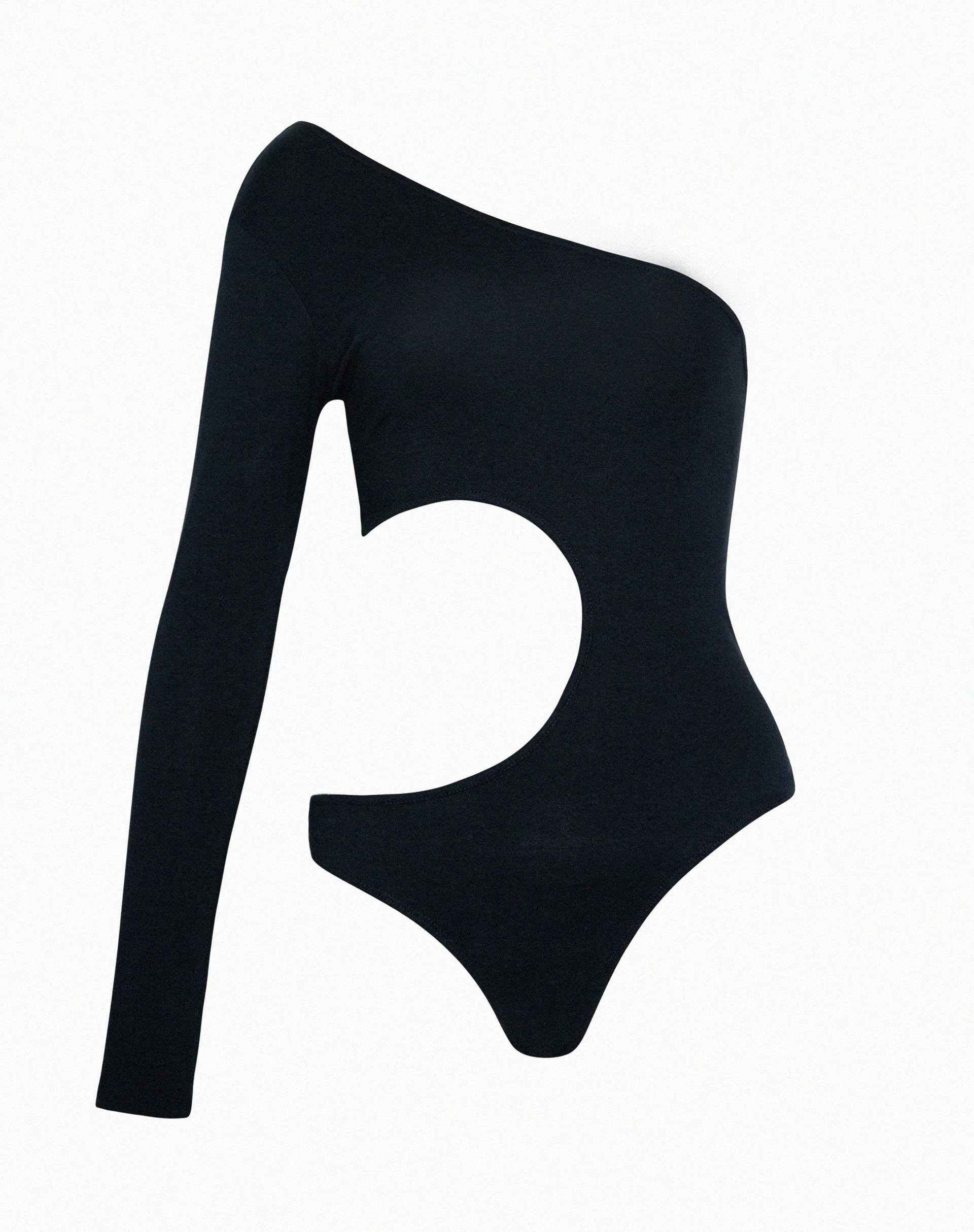 Ann Cut Out Bodysuit in Schwarz - Image 5