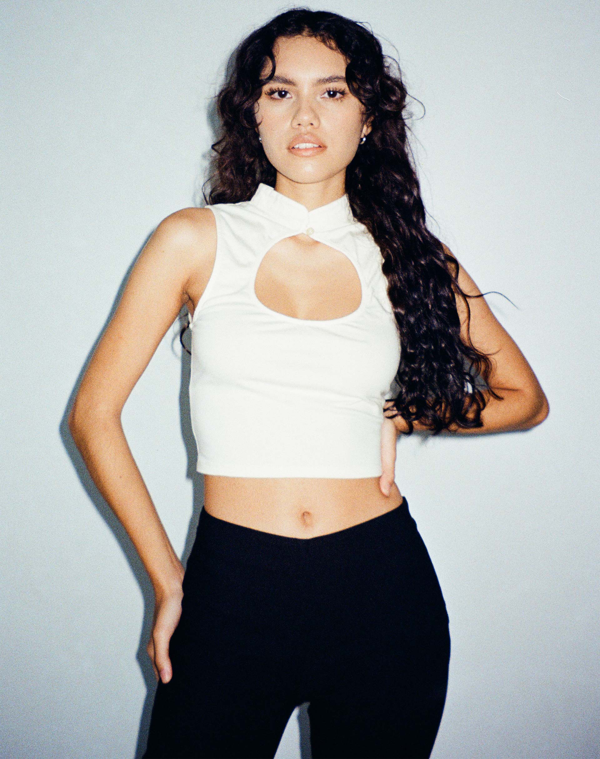 Annesley Crop Top in Elfenbein