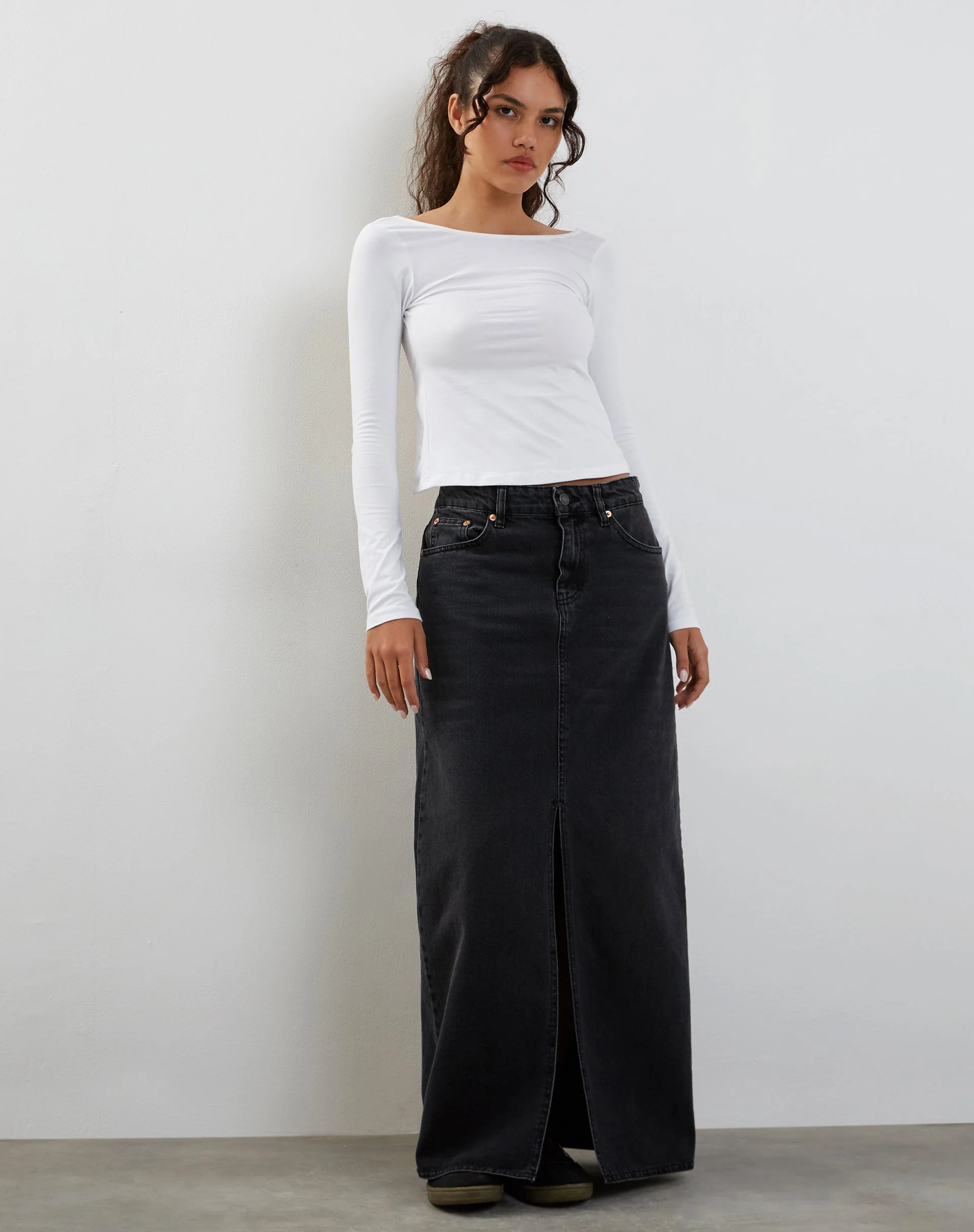 Ansita Langärmeliges Top in Weiß - Image 4