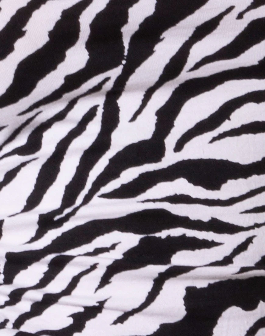 Ardilla Bodycon Kleid in 90er Jahre Zebra - Image 6