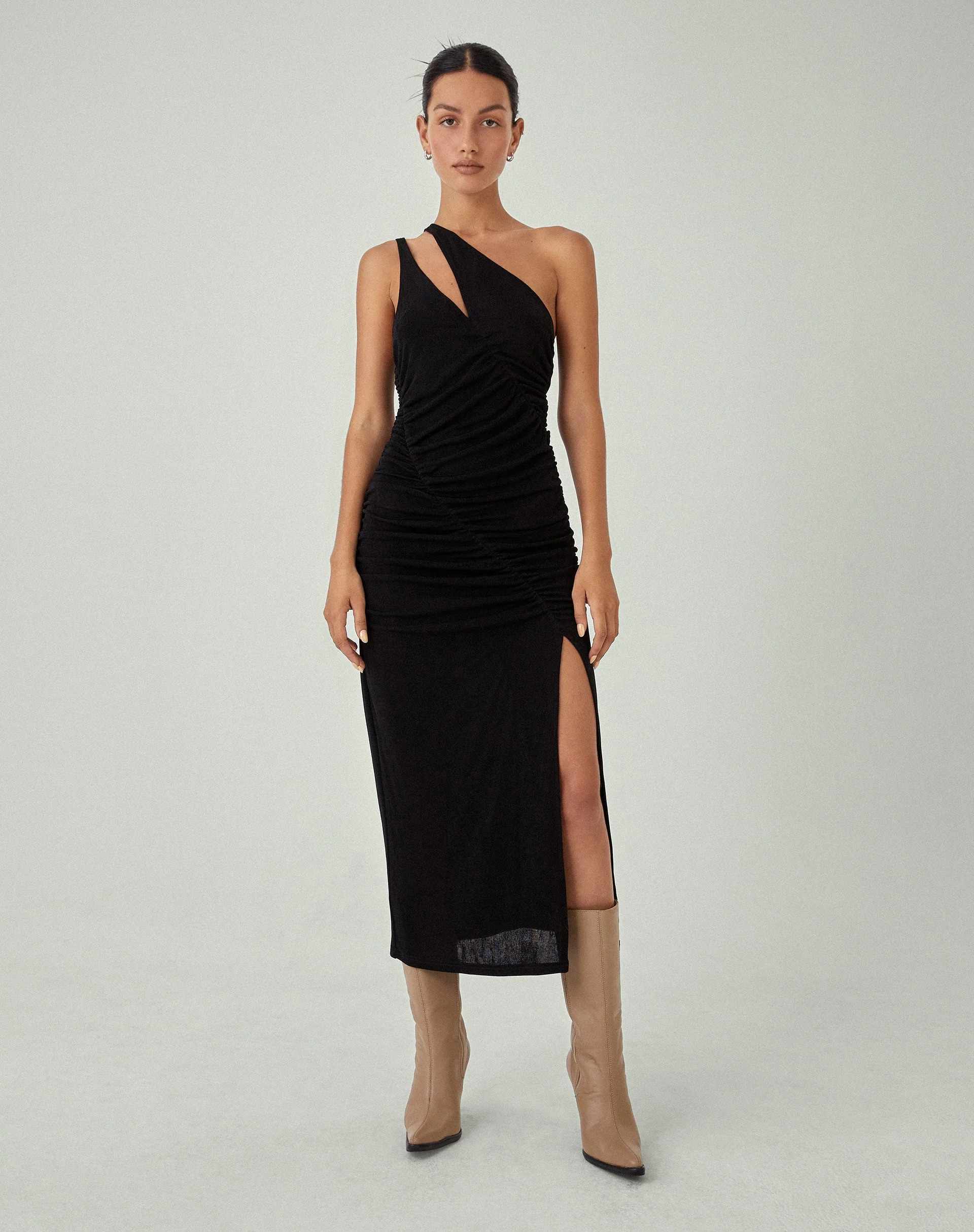 Arista Midikleid in Schwarz - Image 7