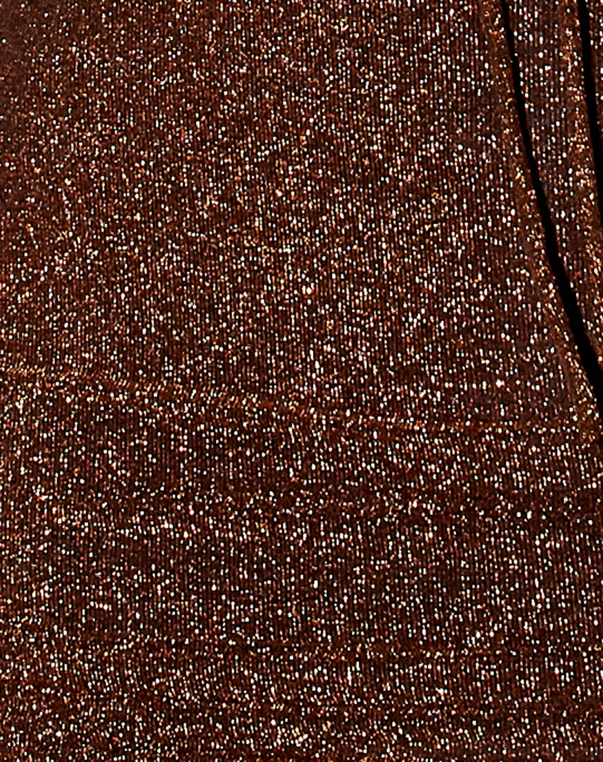 Arji Minirock aus Glitzer-Lurex Bronze - Image 5