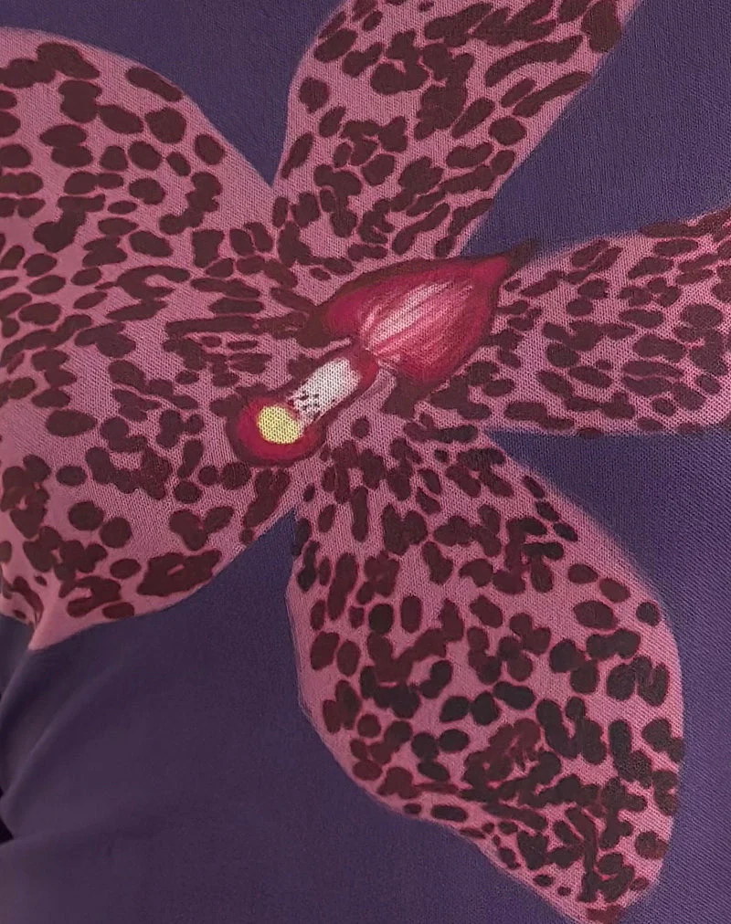Armali Langarmshirt in leuchtendem Orchideenviolett - Image 5