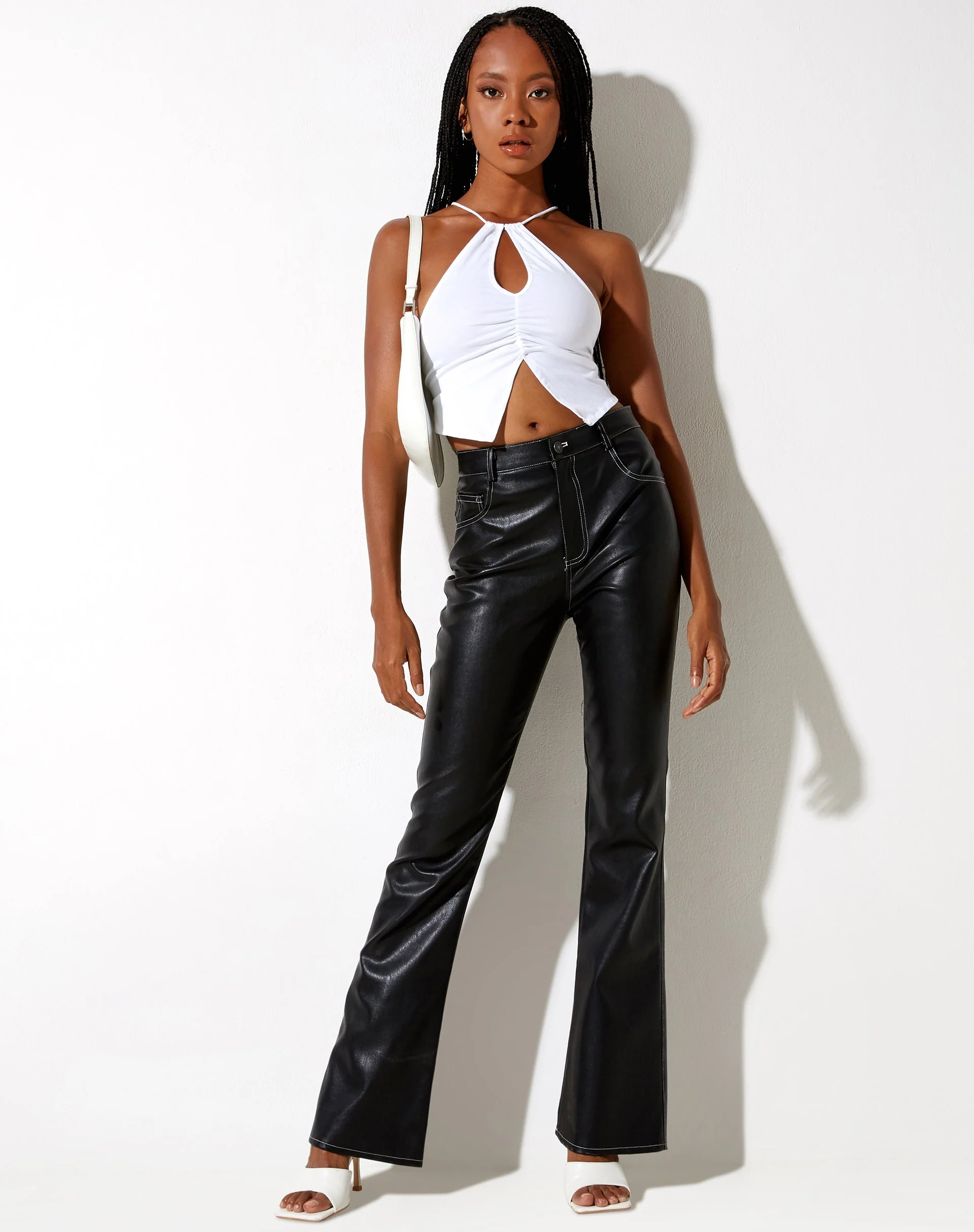 Asmi Crop Top in Weiß - Image 5