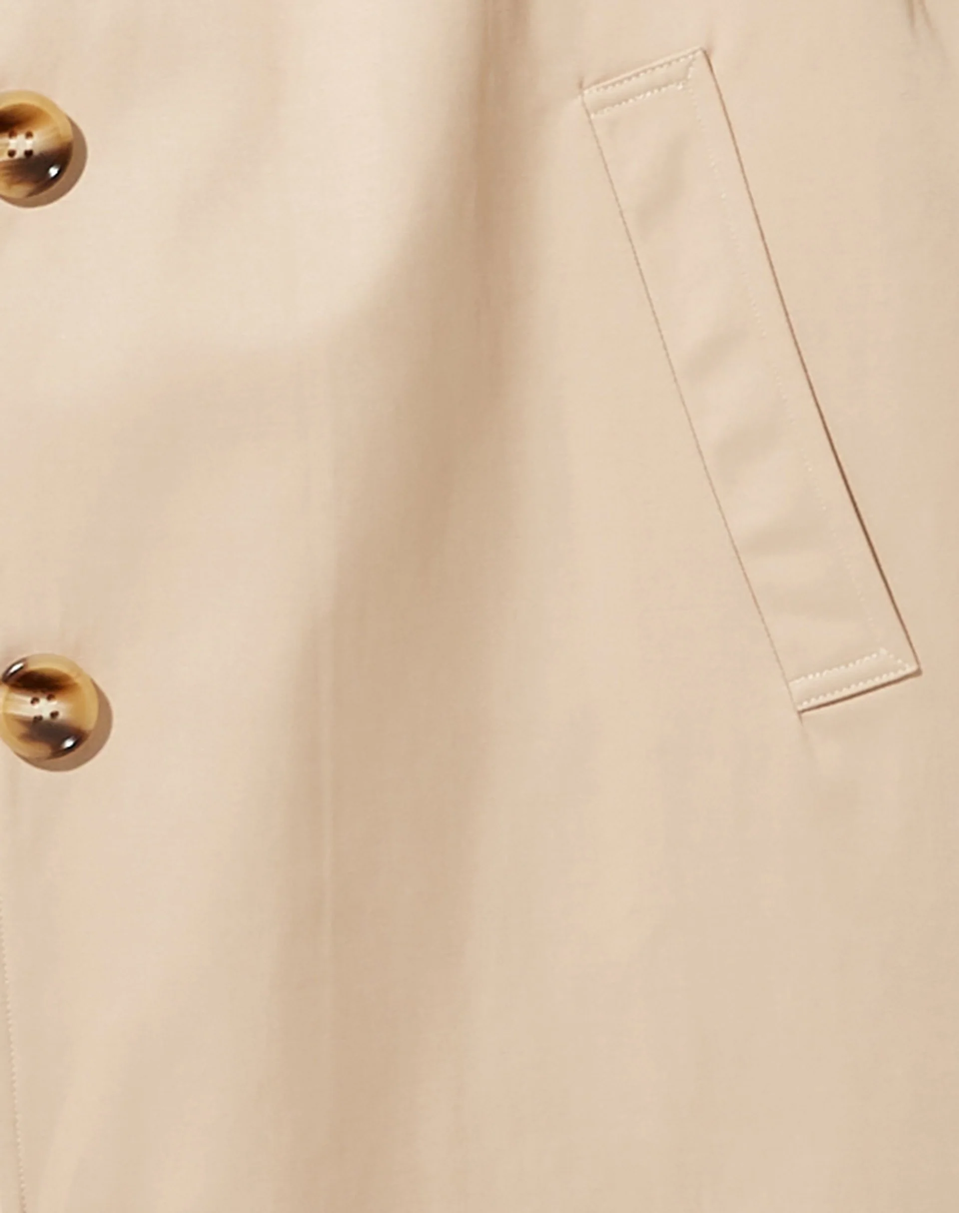 Assa Trenchcoat in Beige mit gestreiftem Innenfutter - Image 6