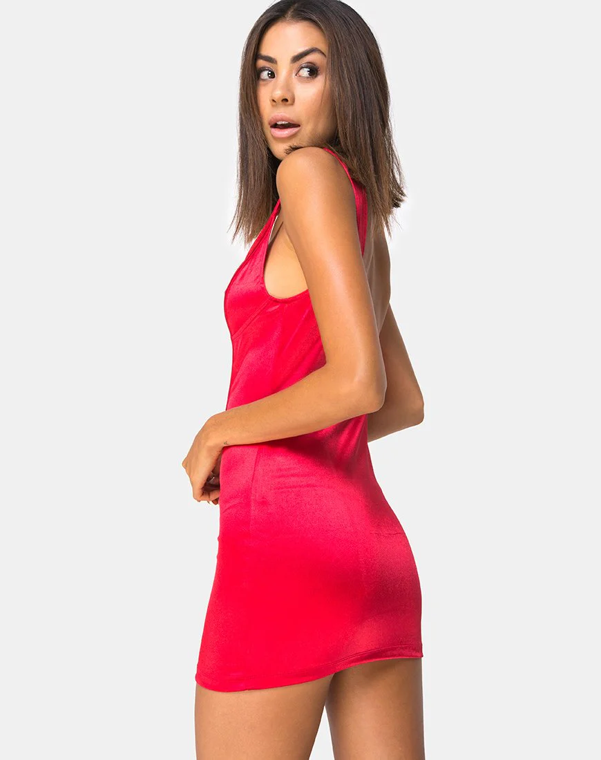 Atel Kleid in Rot - Image 2