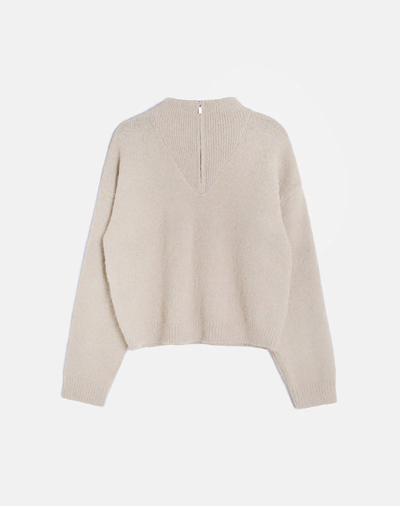 Atine Pullover in Hafermehl - Image 4