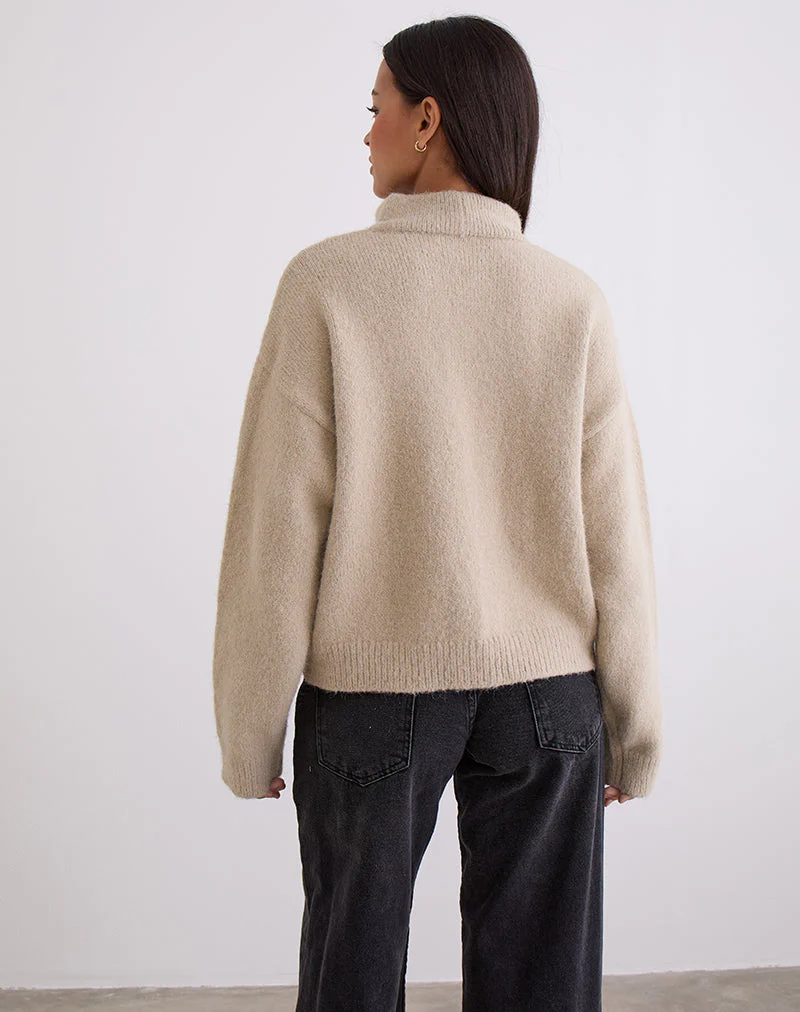 Atine Pullover in Hafermehl - Image 6