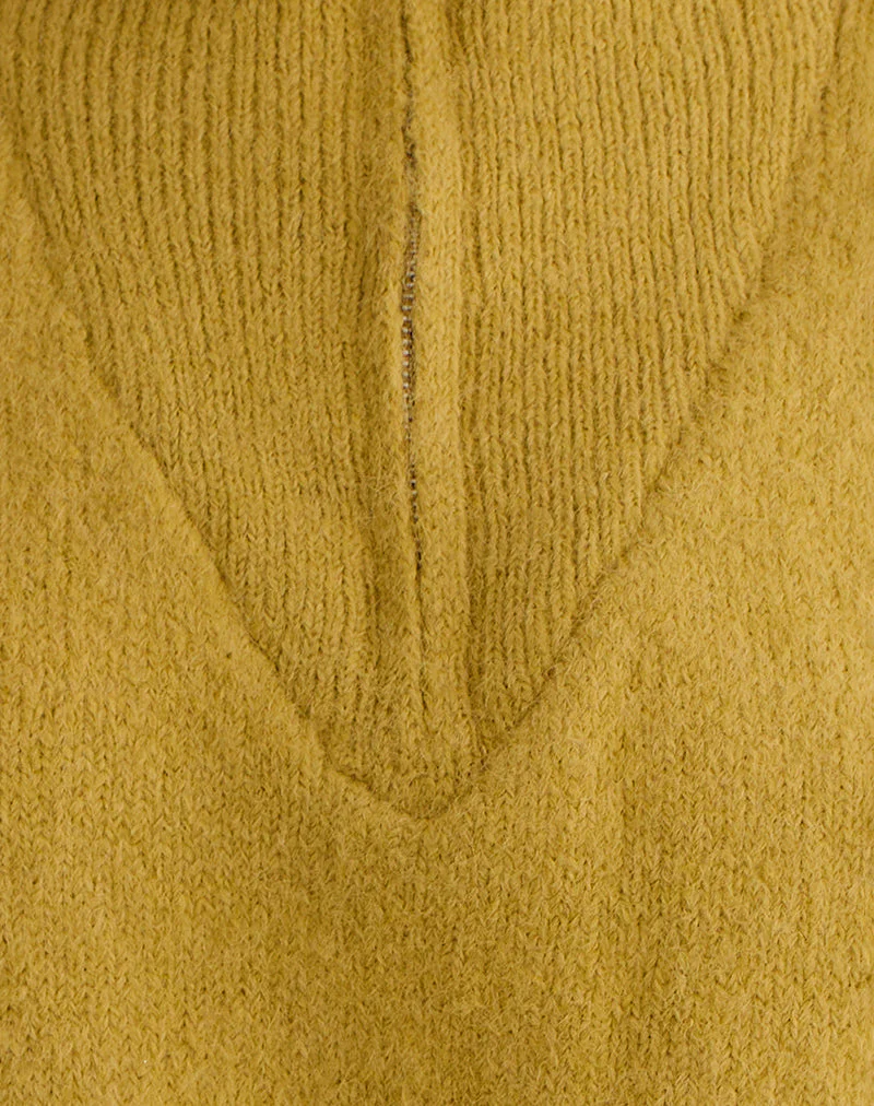 Atine Pullover in Ocker-Senf - Image 7