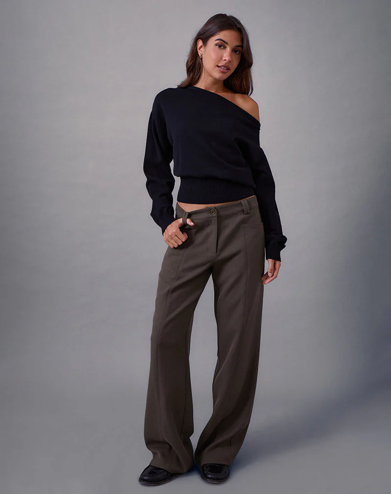 Avina-Hose in Tailoring Dunkel-Olive