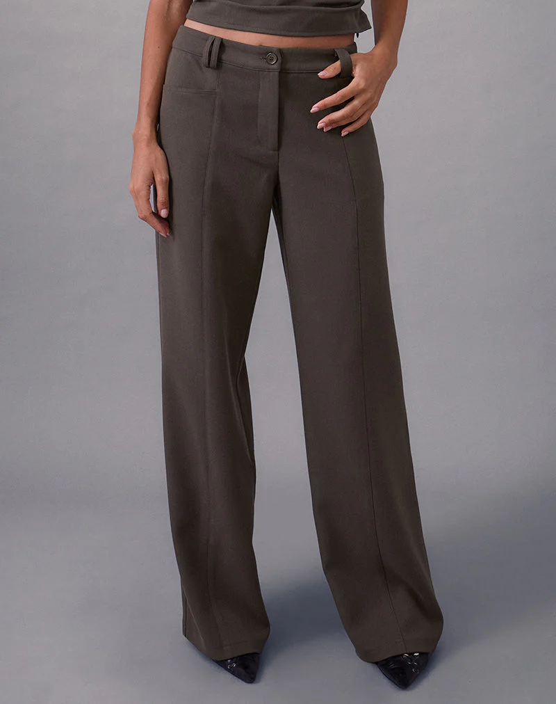 Avina-Hose in Tailoring Dunkel-Olive - Image 2