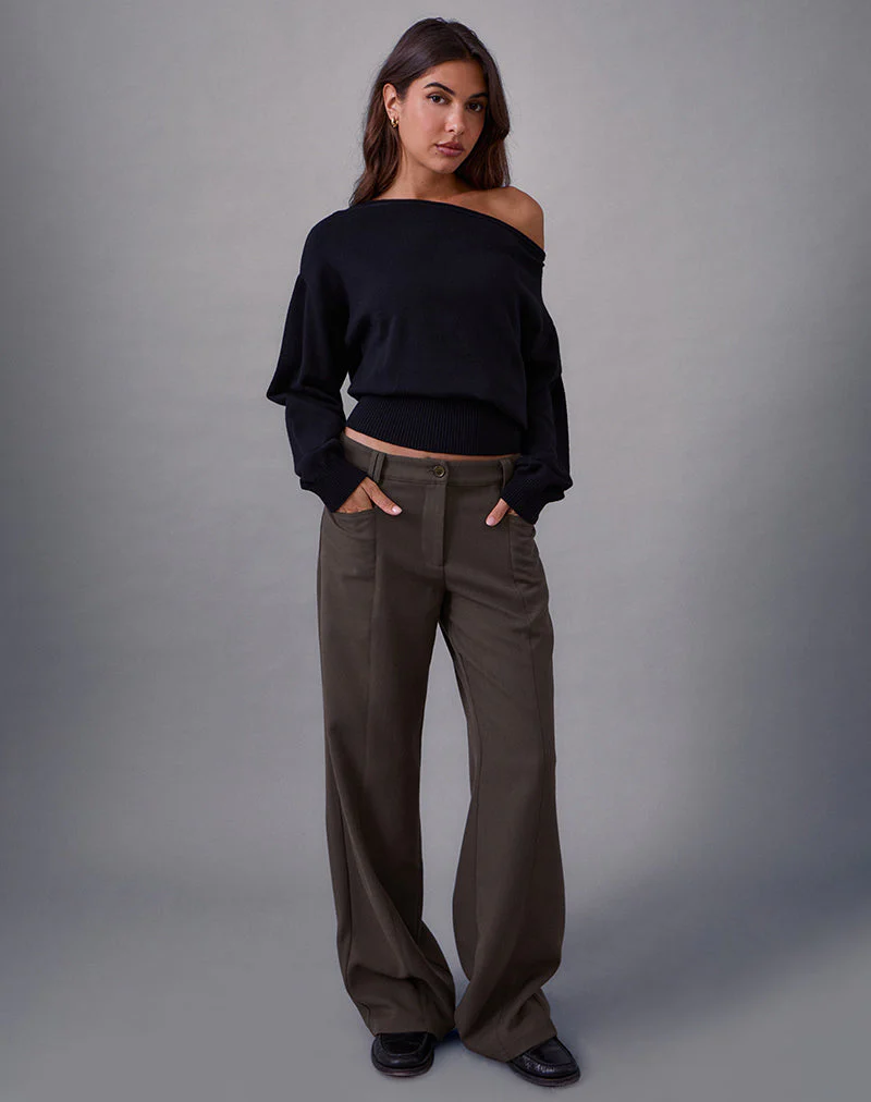 Avina-Hose in Tailoring Dunkel-Olive - Image 3