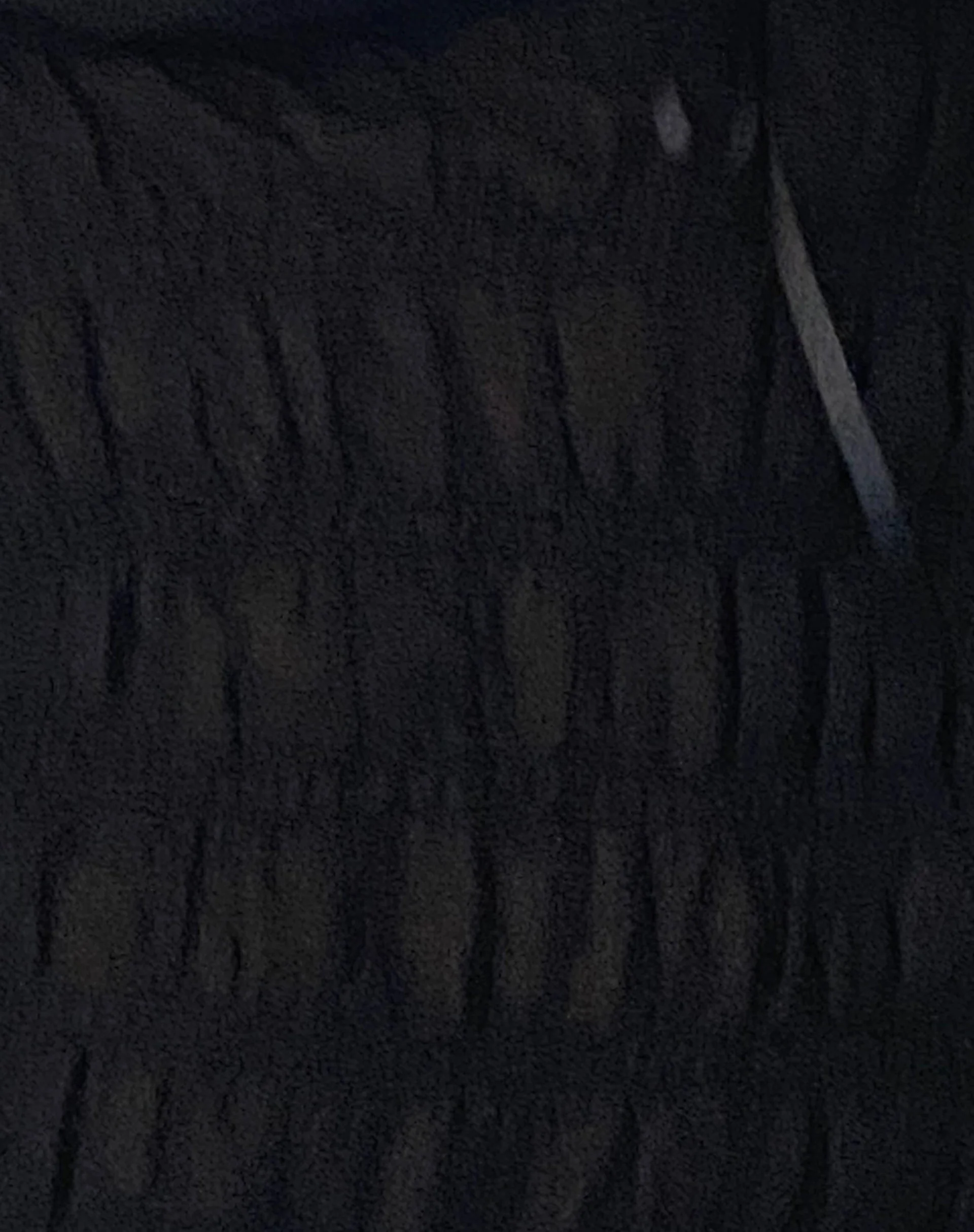 Axely Gerafftes Minikleid aus Chiffon Schwarz - Image 6